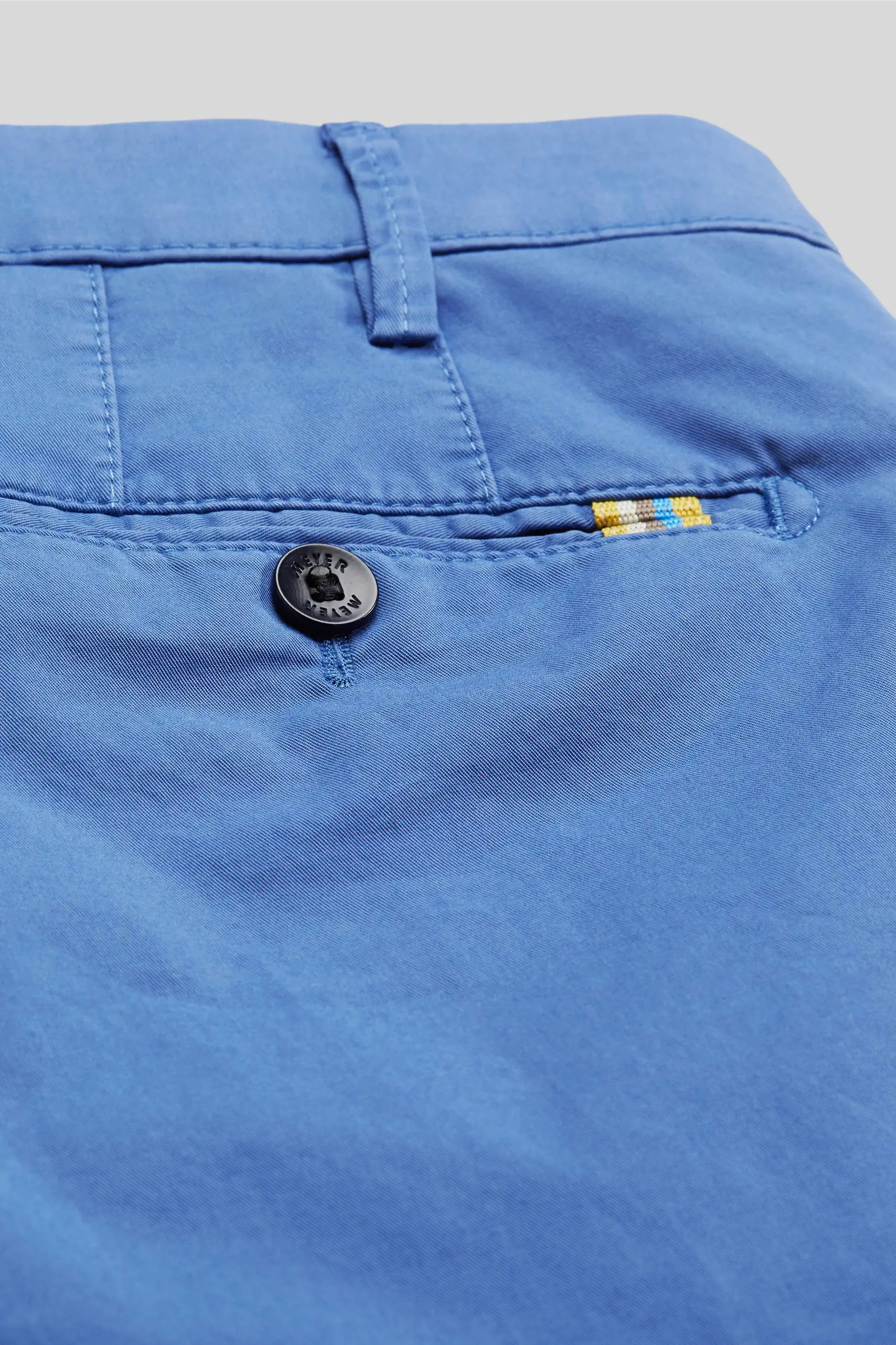 B-Palma Cotton Stretch Shorts - Blue - Image 5