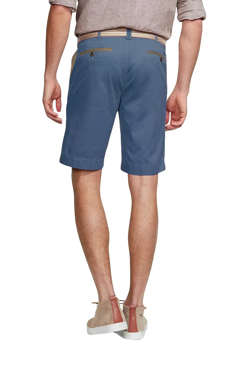 B-Palma Fairtrade Cotton Stretch Shorts - Blue