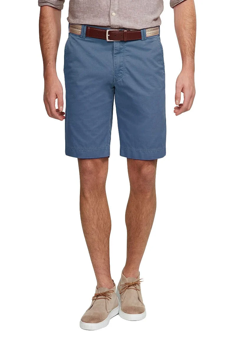 B-Palma Fairtrade Cotton Stretch Shorts - Blue - Image 2
