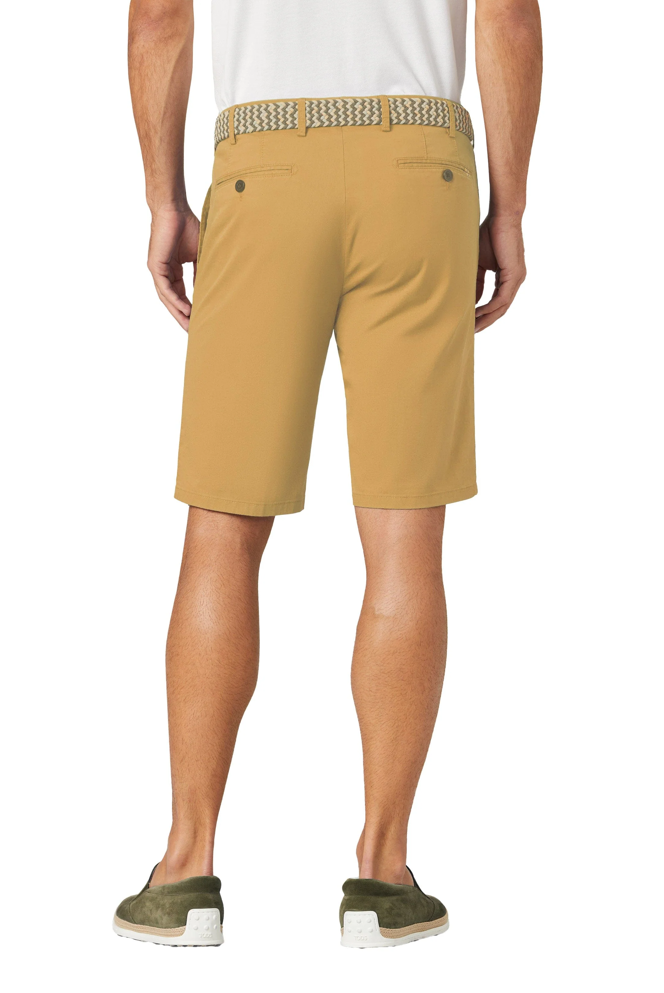 B-Palma Stretch Cotton Twill Shorts - Corn - Image 2