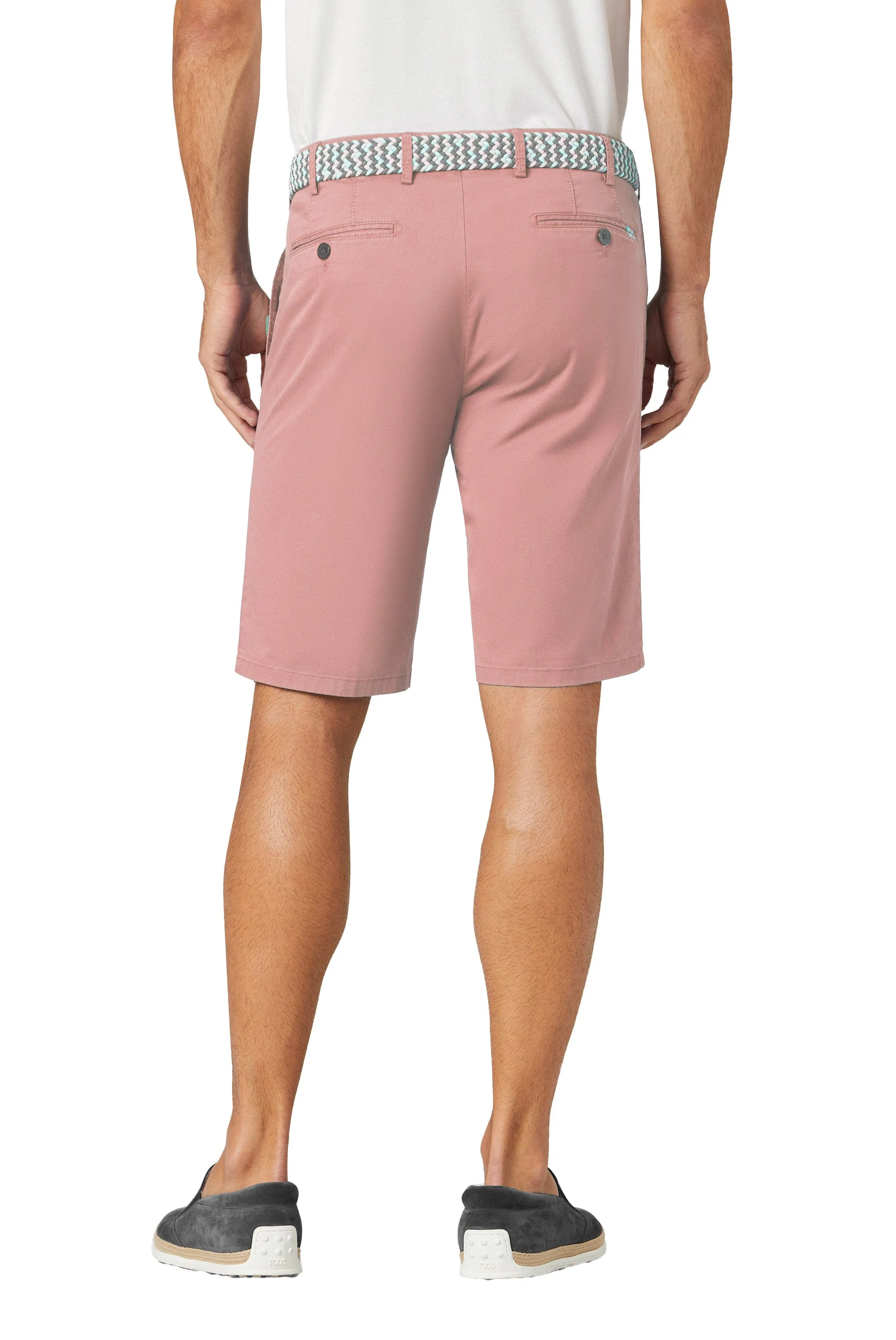 B-Palma Stretch Cotton Twill Shorts - Dusky Pink - Image 2