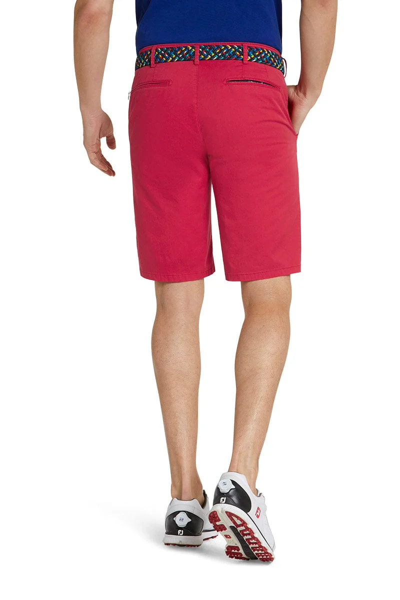 B-St. Andrews High Performance Golf Shorts - Red - Image 2