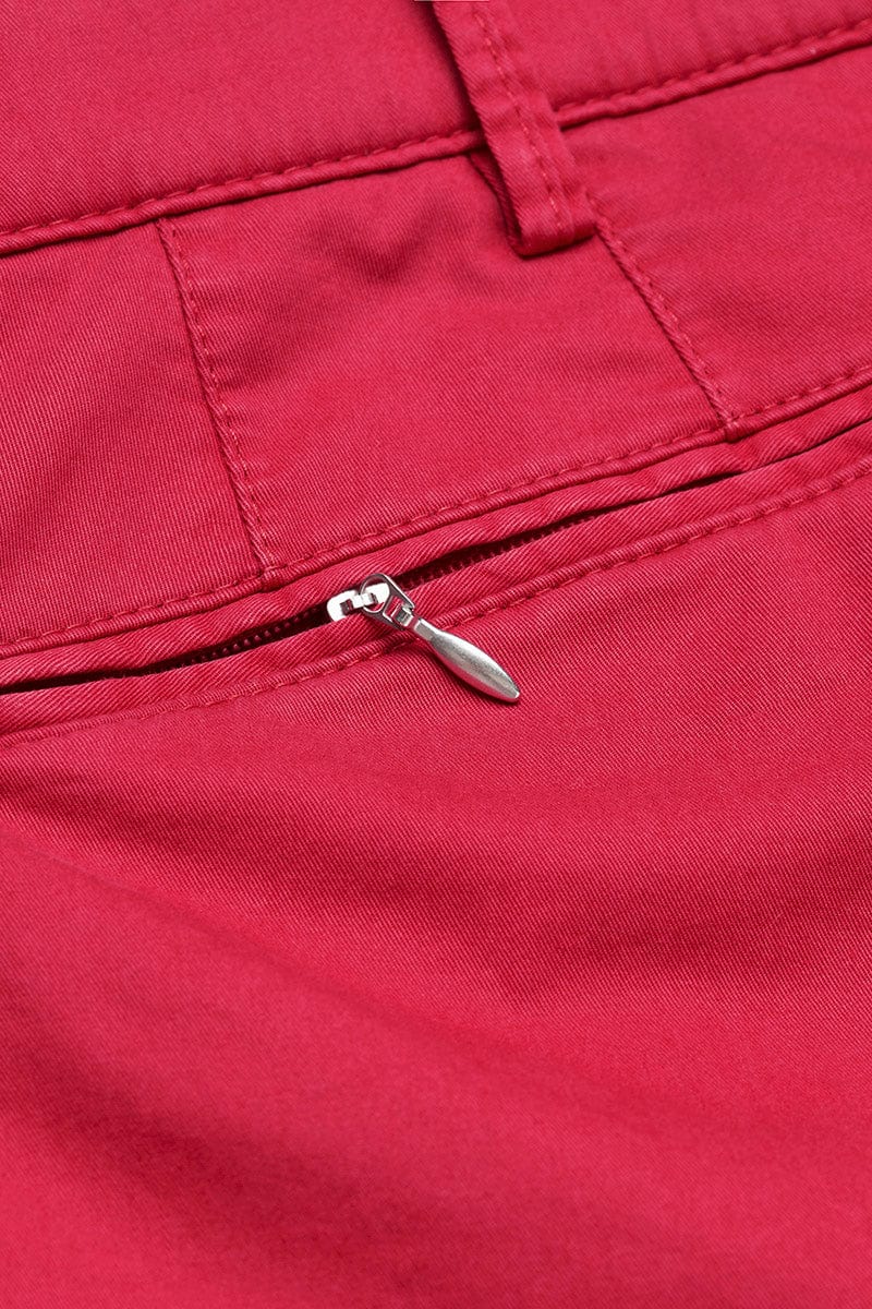 B-St. Andrews High Performance Golf Shorts - Red - Image 6