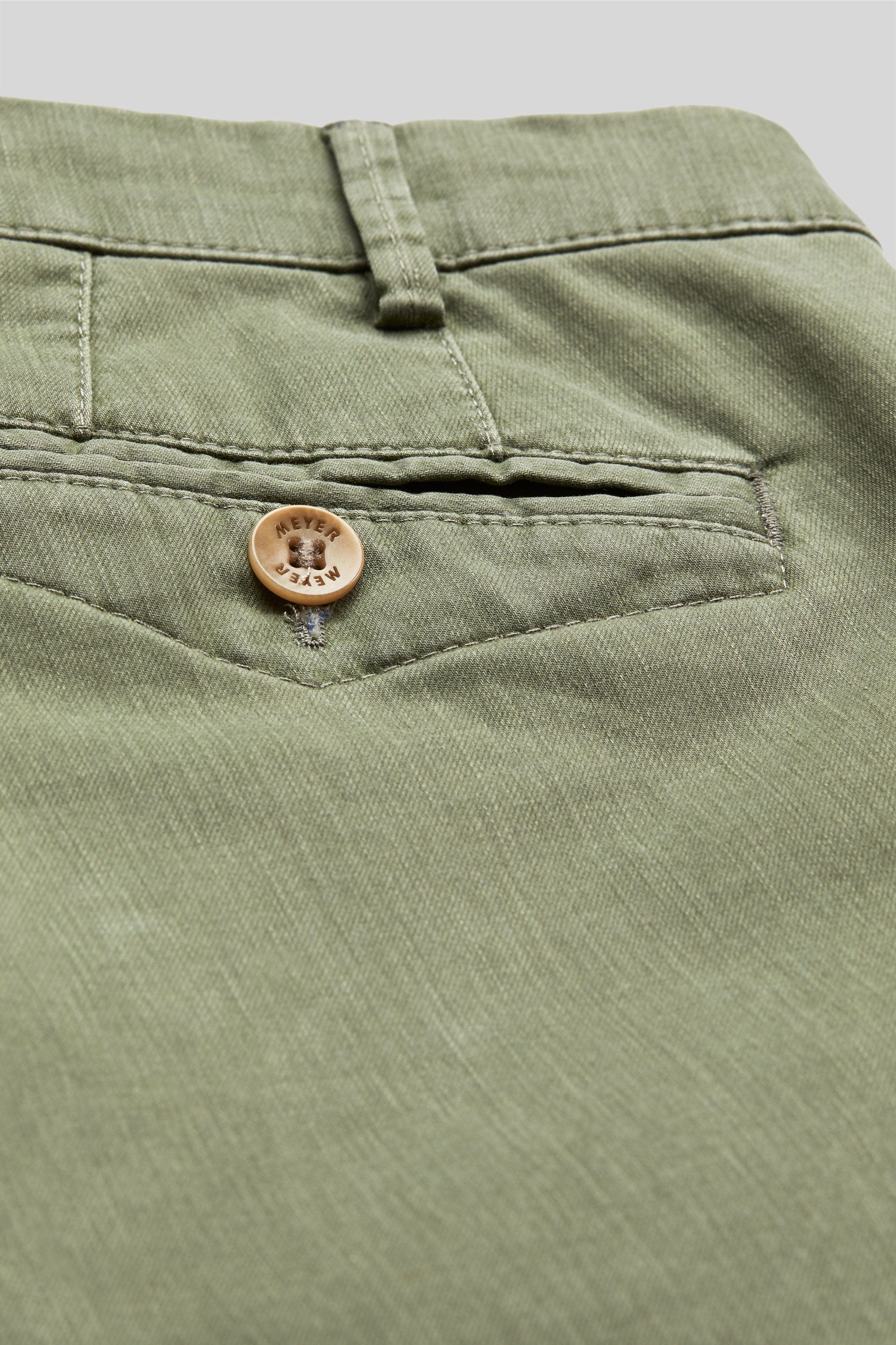 Chicago Cotton Stretch Chinos - Moss Green - Image 5