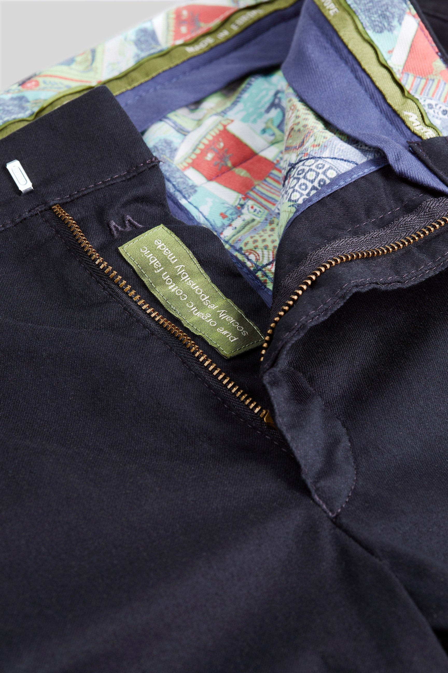 Chicago Cotton Stretch Chinos - Navy - Image 3