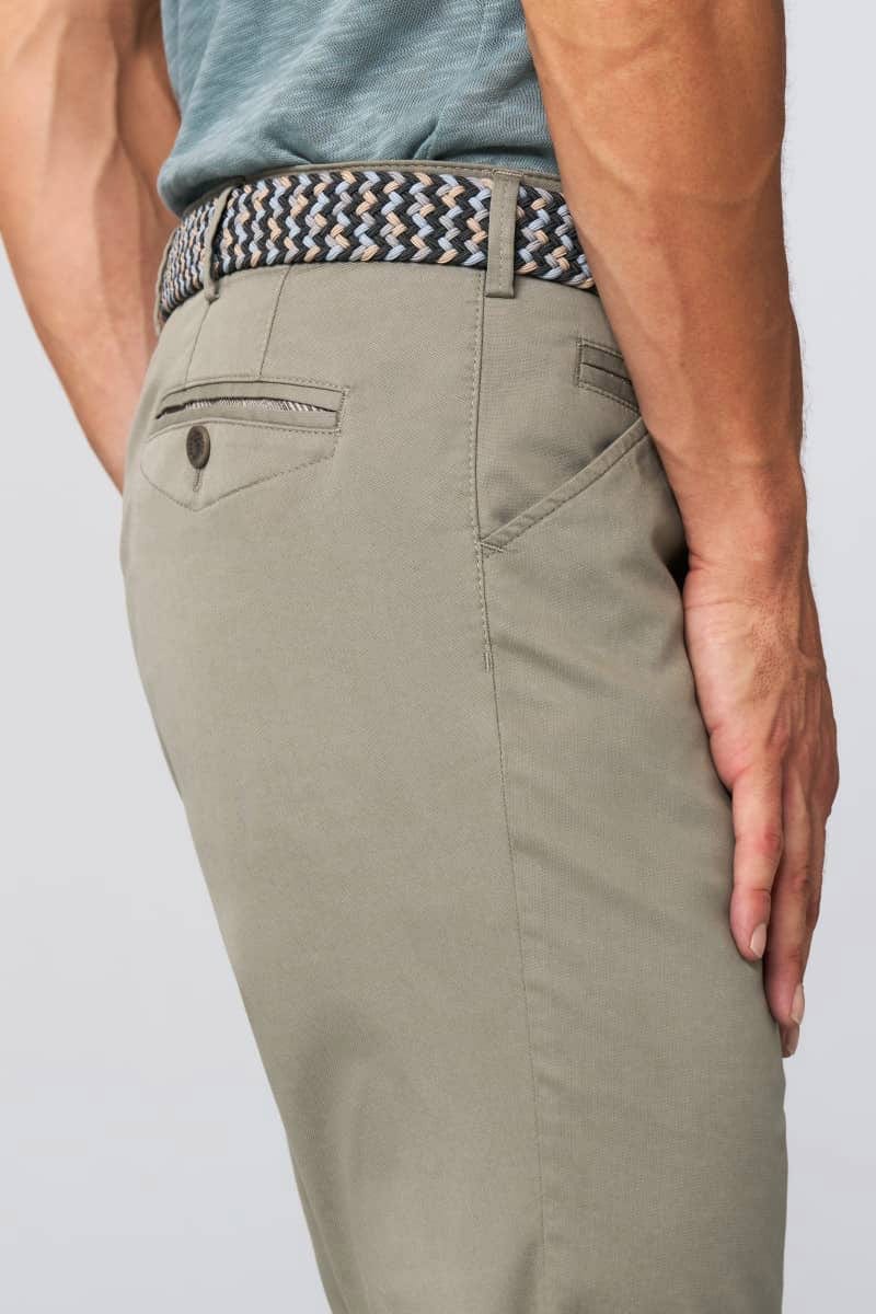 Chicago Fine Cotton Stretch Chinos - Sage - Image 3