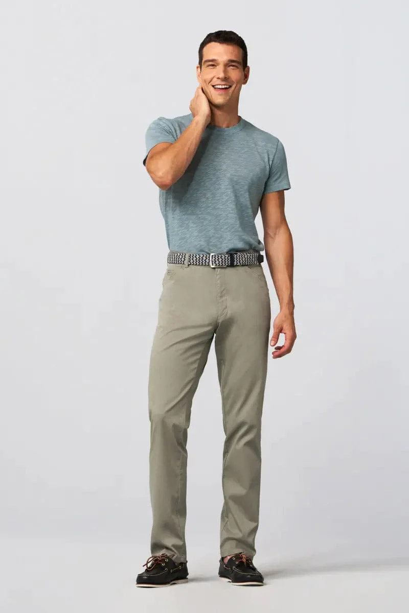 Chicago Fine Cotton Stretch Chinos - Sage - Image 4