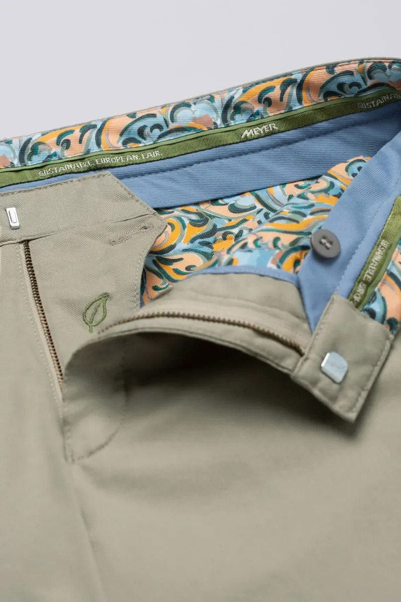 Chicago Fine Cotton Stretch Chinos - Sage - Image 5