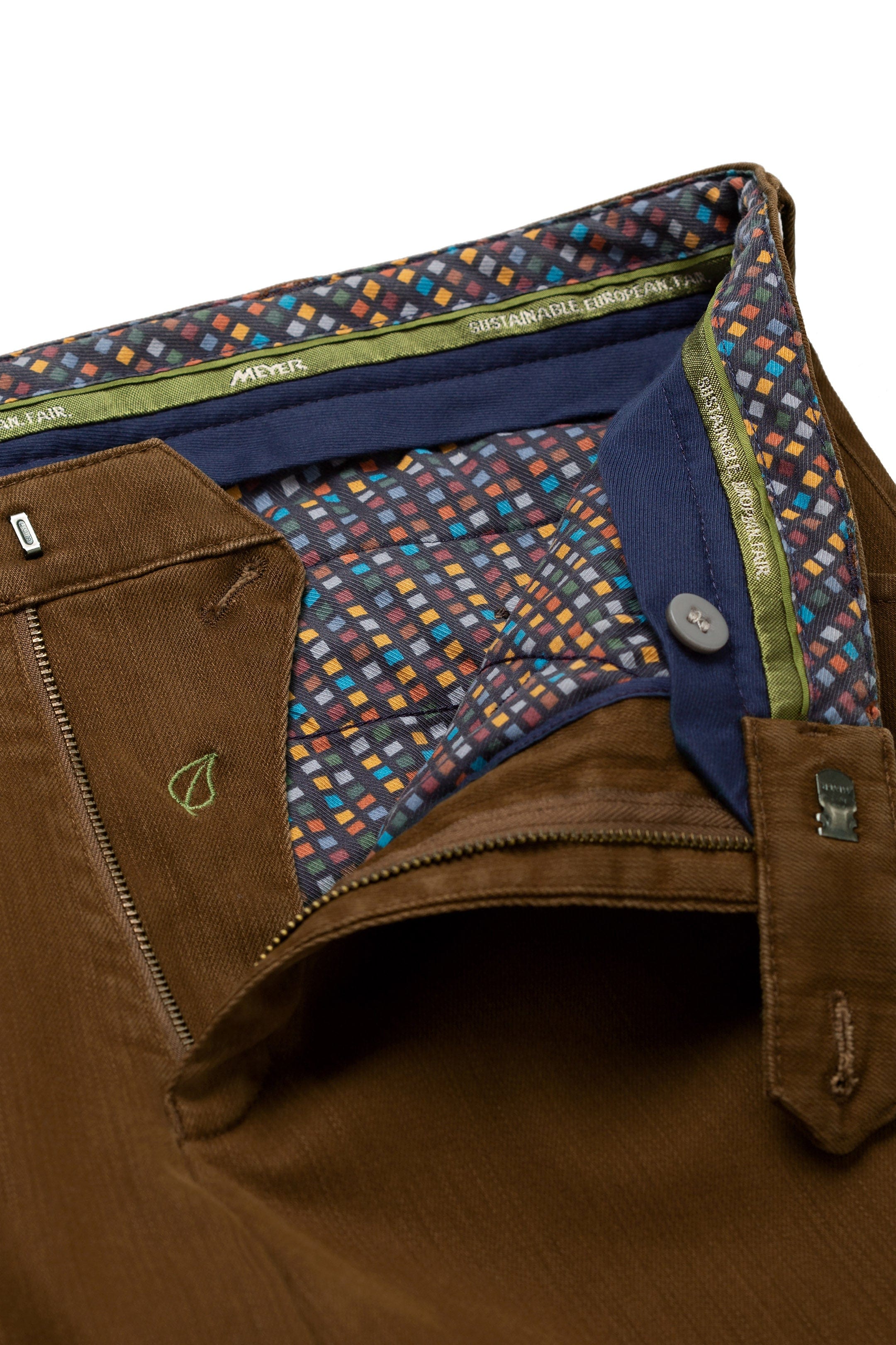 Chicago Flamme Double-Dyed Cotton Chinos - Caramel - Image 4