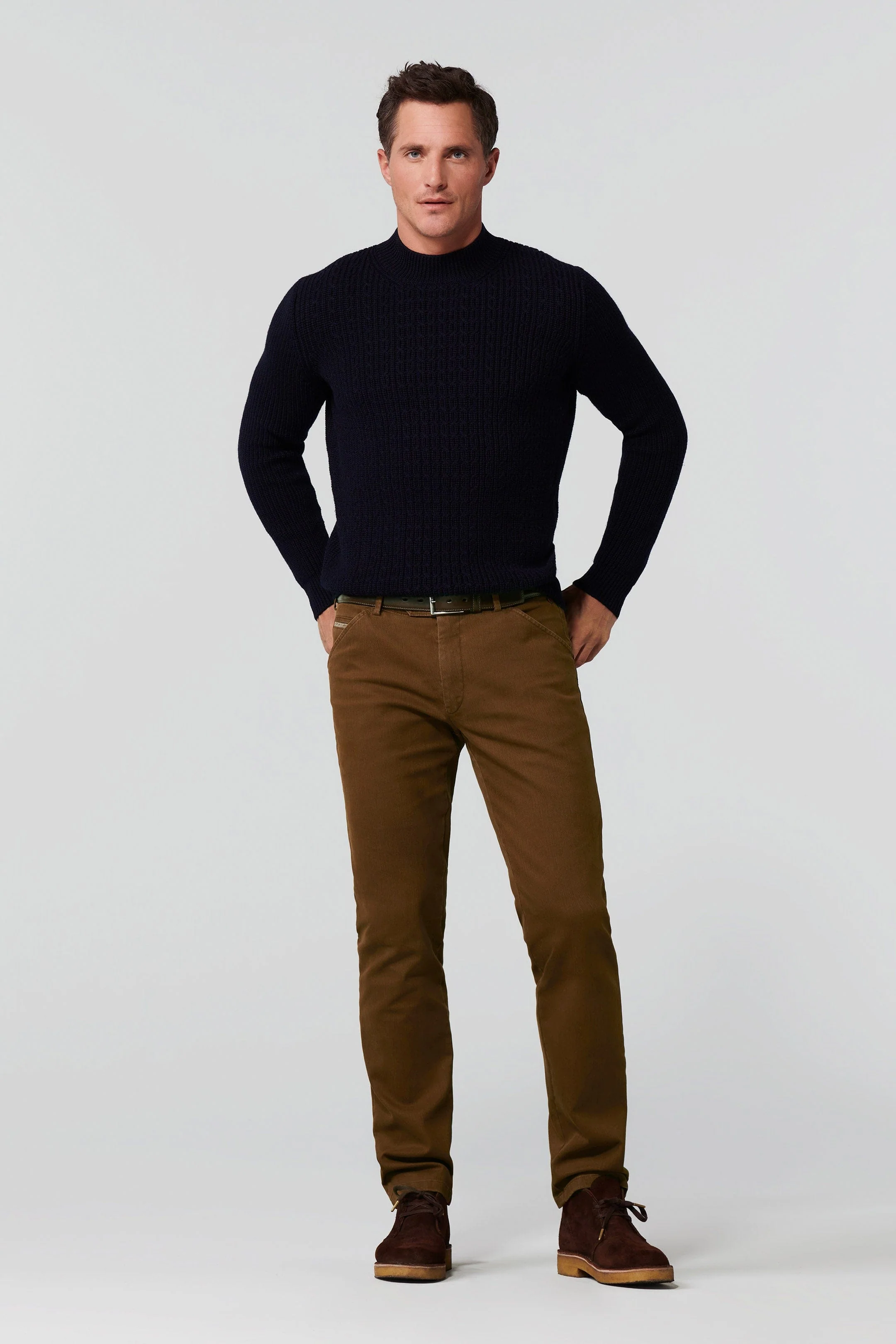 Chicago Flamme Double-Dyed Cotton Chinos - Caramel - Image 6
