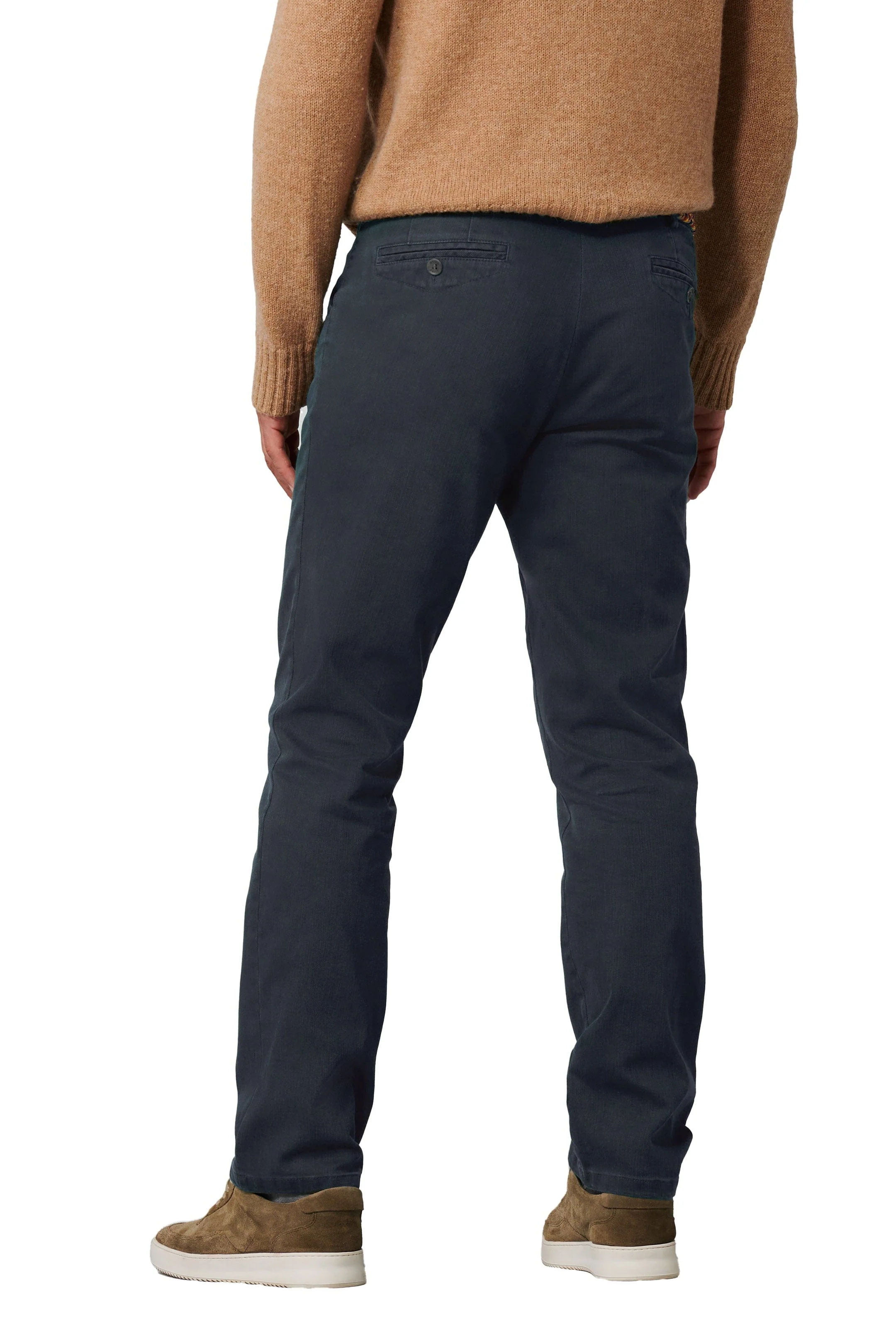 Chicago Flamme Double-Dyed Cotton Chinos - Navy