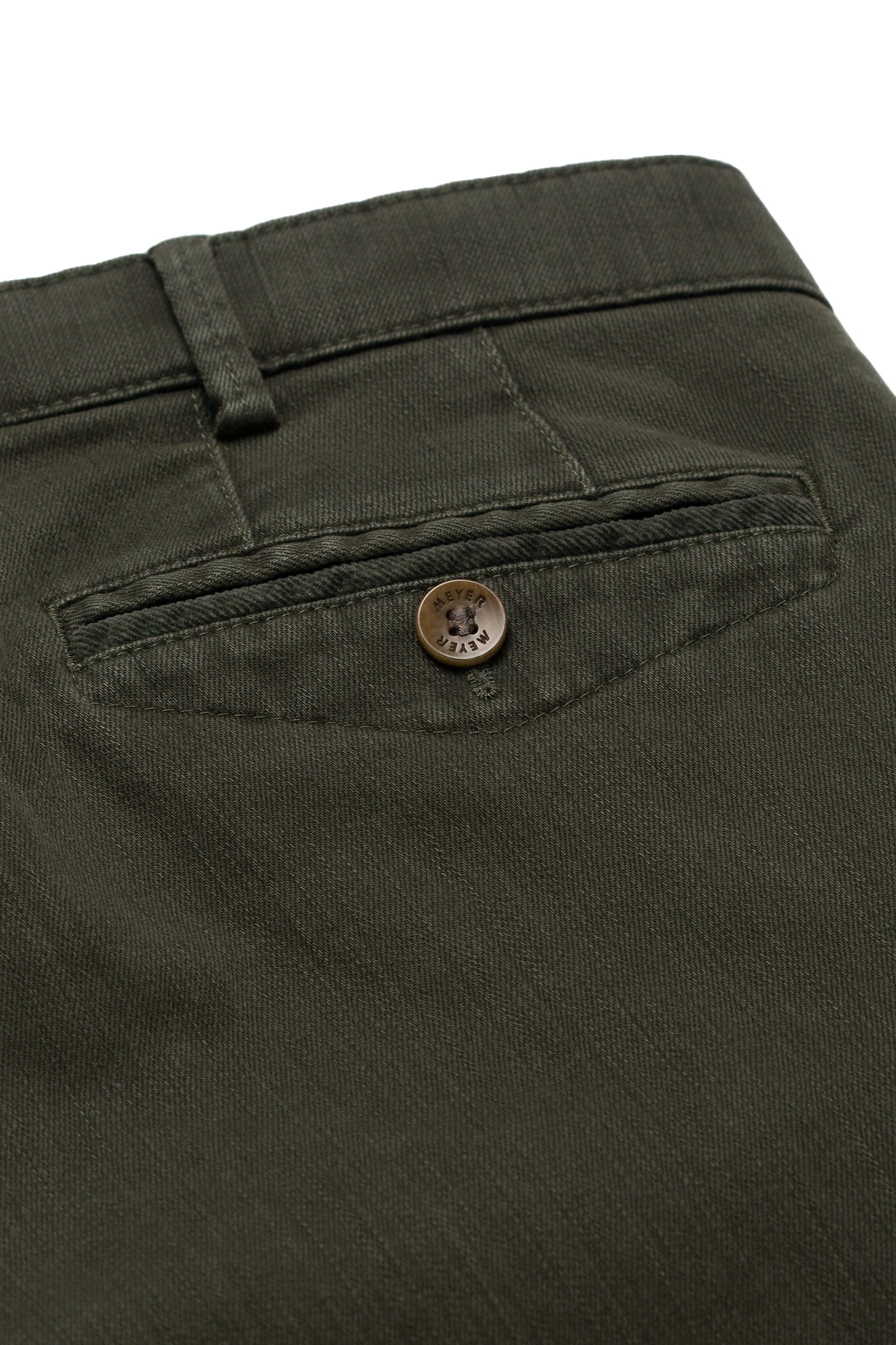Chicago Flamme Double-Dyed Cotton Chinos - Olive Green - Image 5