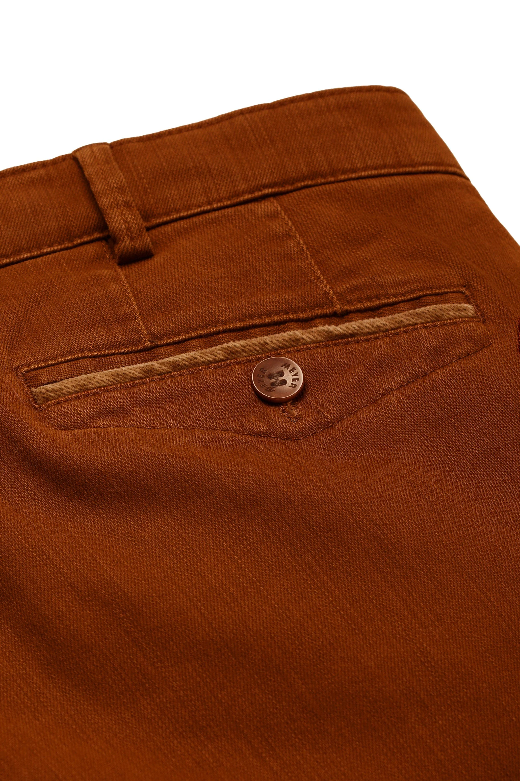 Chicago Flamme Double-Dyed Cotton Chinos - Pumpkin - Image 3