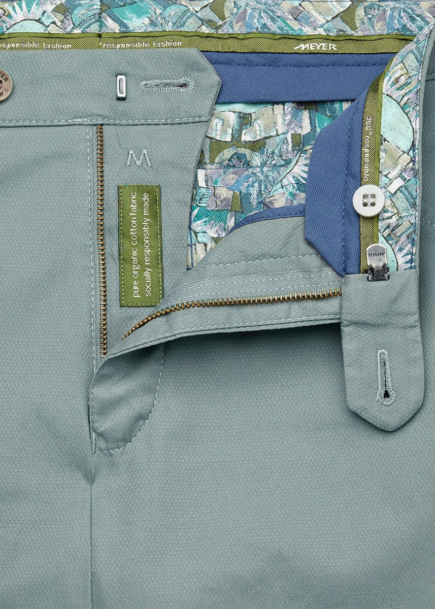 Chicago Micro-Structure Stretch Chinos - Mint - Image 4