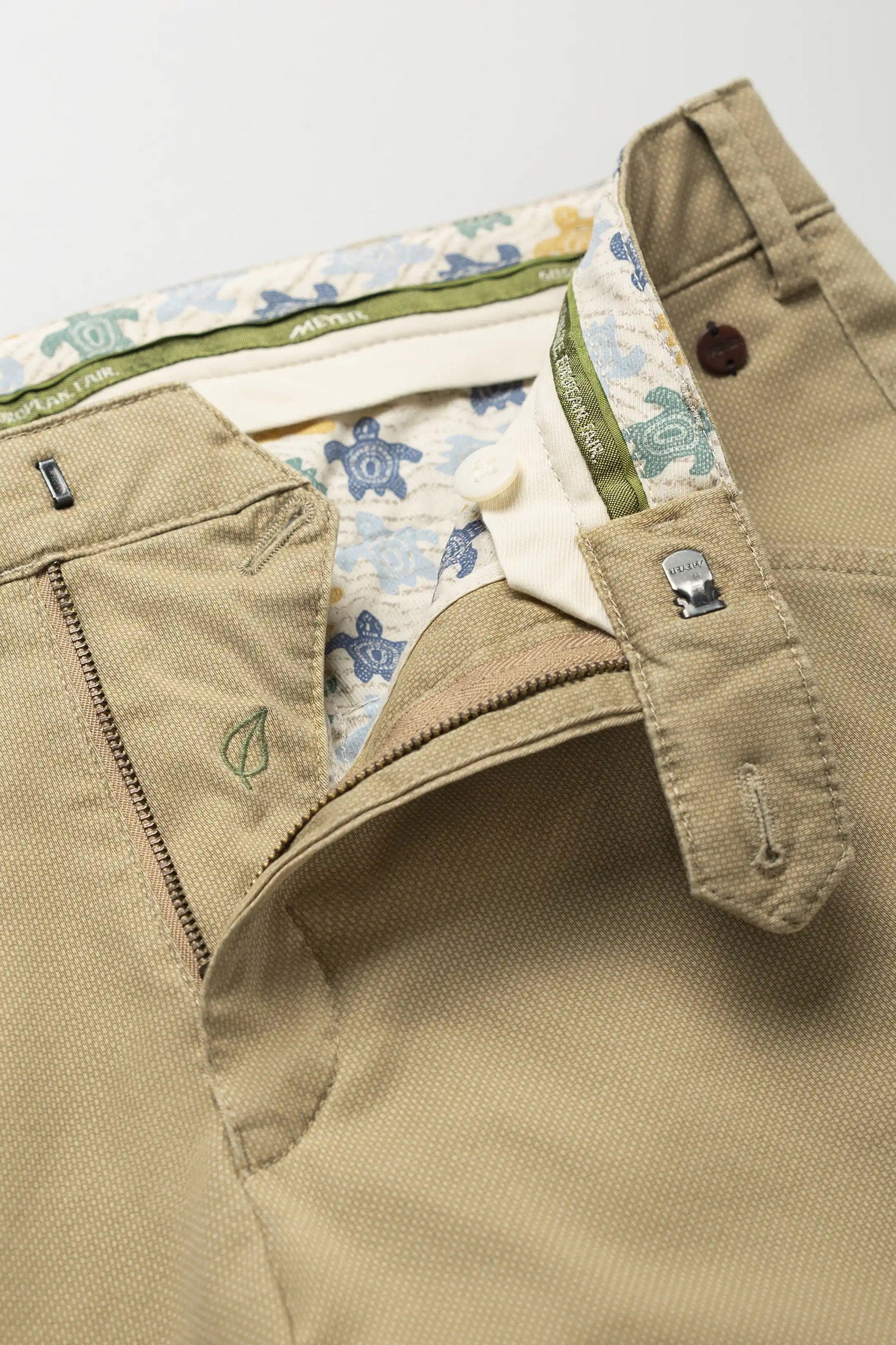 Chicago Two-Tone Cotton Stretch Chinos - Sand - Image 4