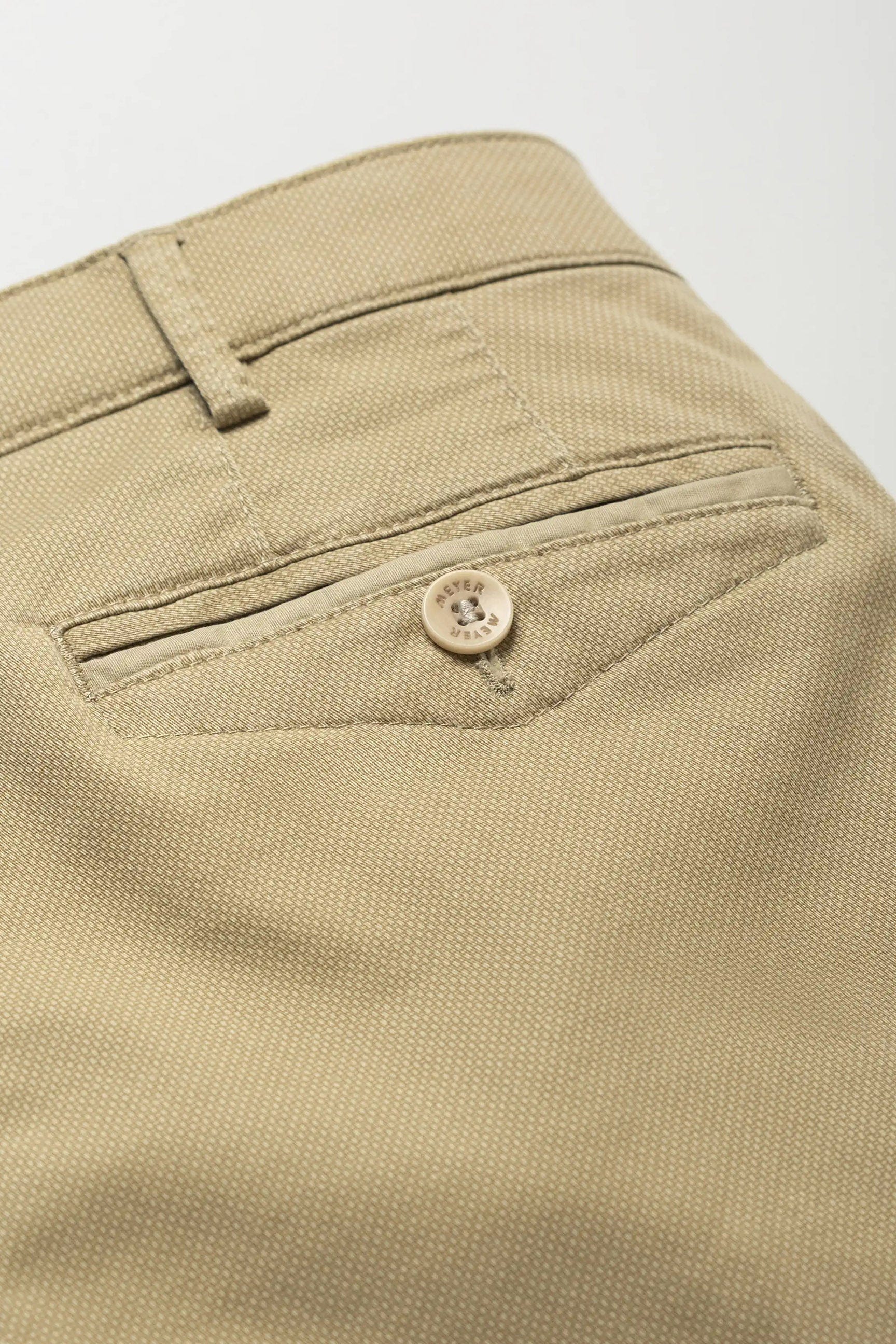 Chicago Two-Tone Cotton Stretch Chinos - Sand - Image 5