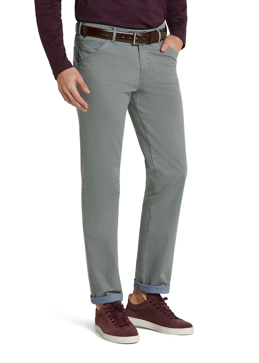 Chicago Two Tone Super Stretch Chinos - Olive