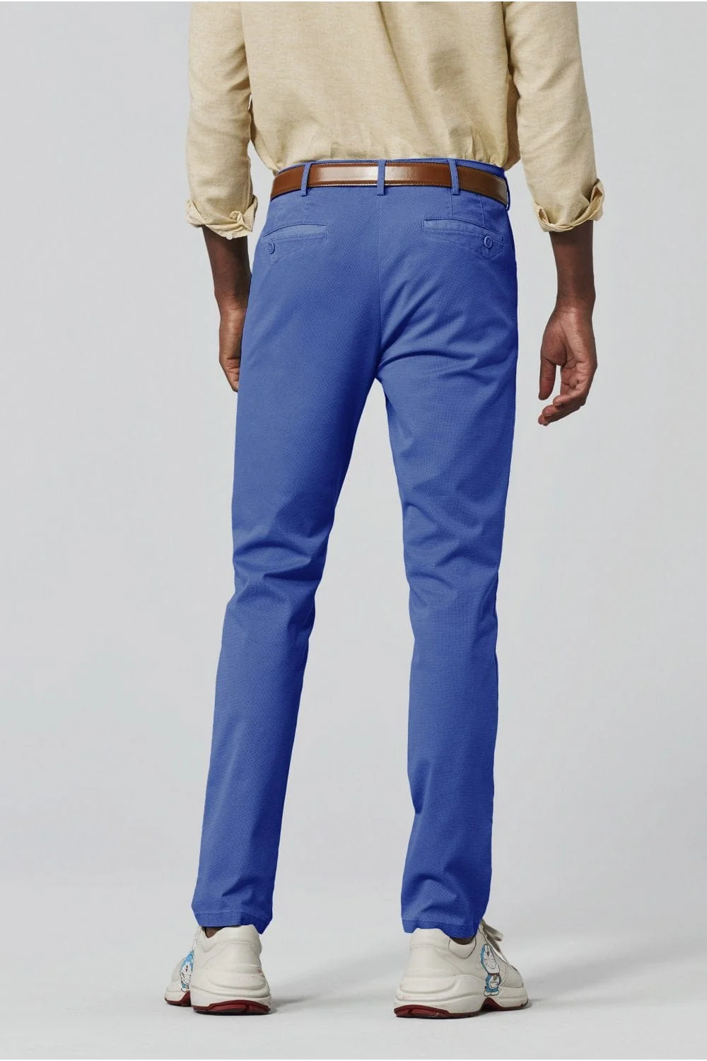 Dubai Organic Cotton Chinos - Blue - Image 2