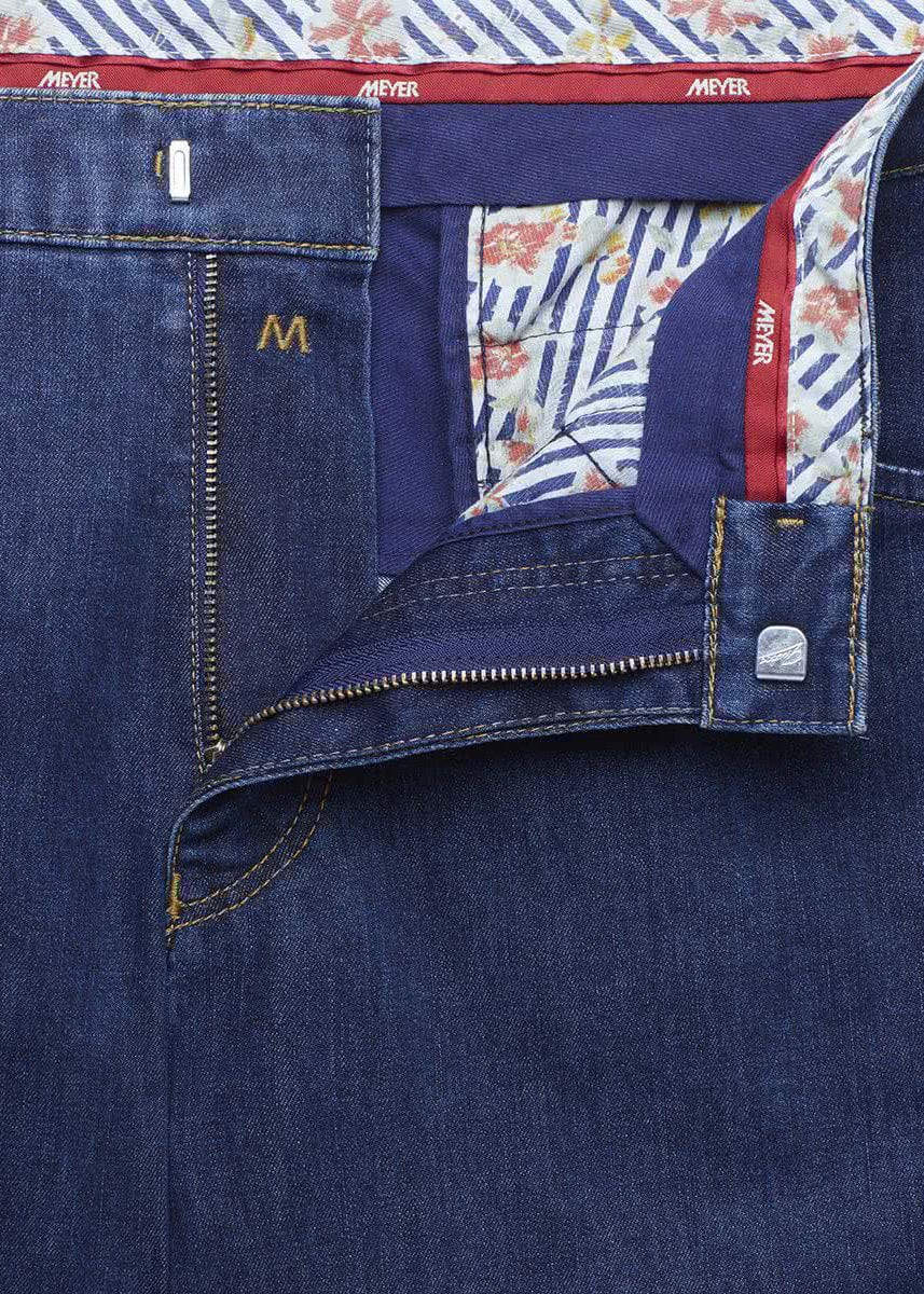 Dublin Coolmax Denim Chino Trousers - Blue Stone - Image 4