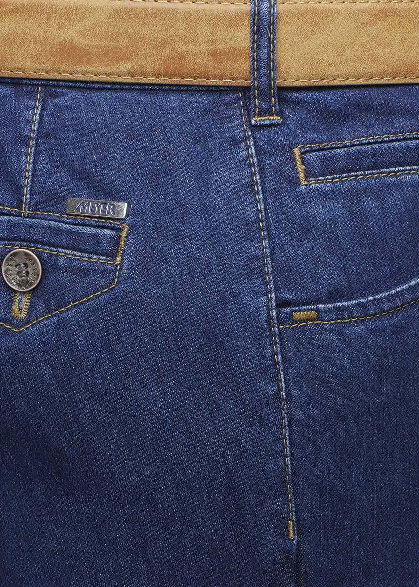 Dublin Coolmax Denim Chino Trousers - Blue Stone - Image 5