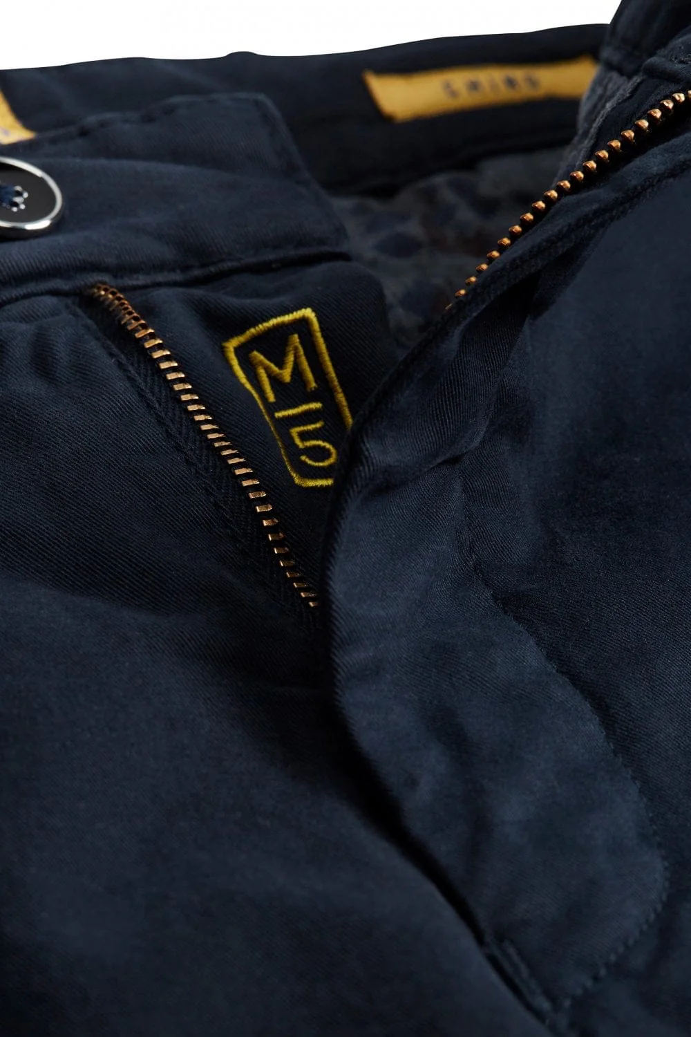 M5 Chino Casual Cotton Chinos - Navy - Image 5