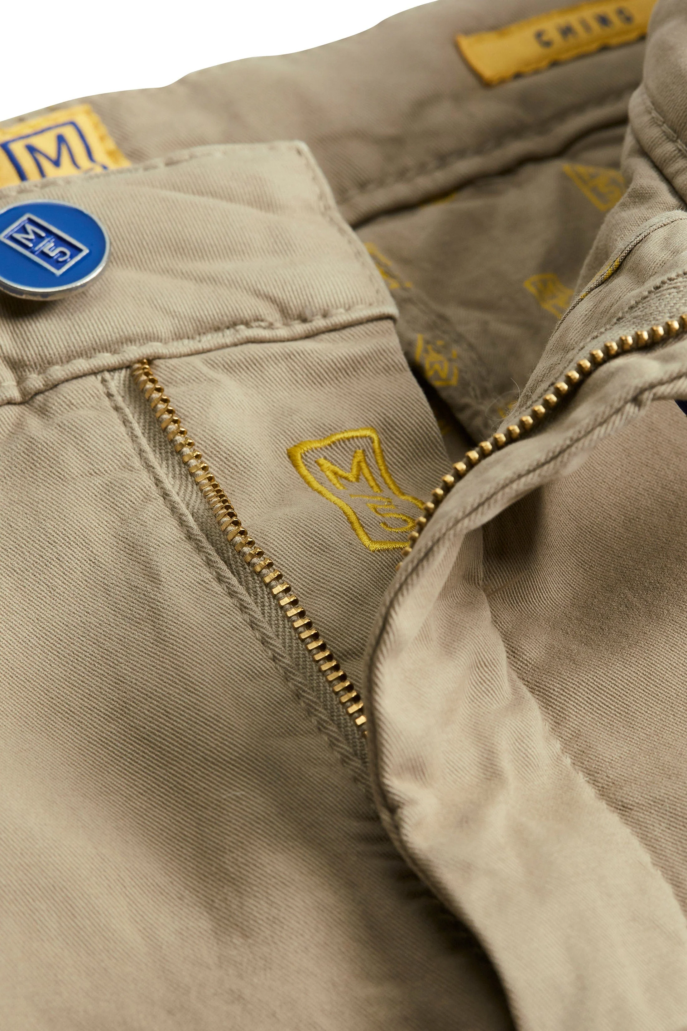 M5 Chino Casual Cotton Chinos - Stone - Image 4