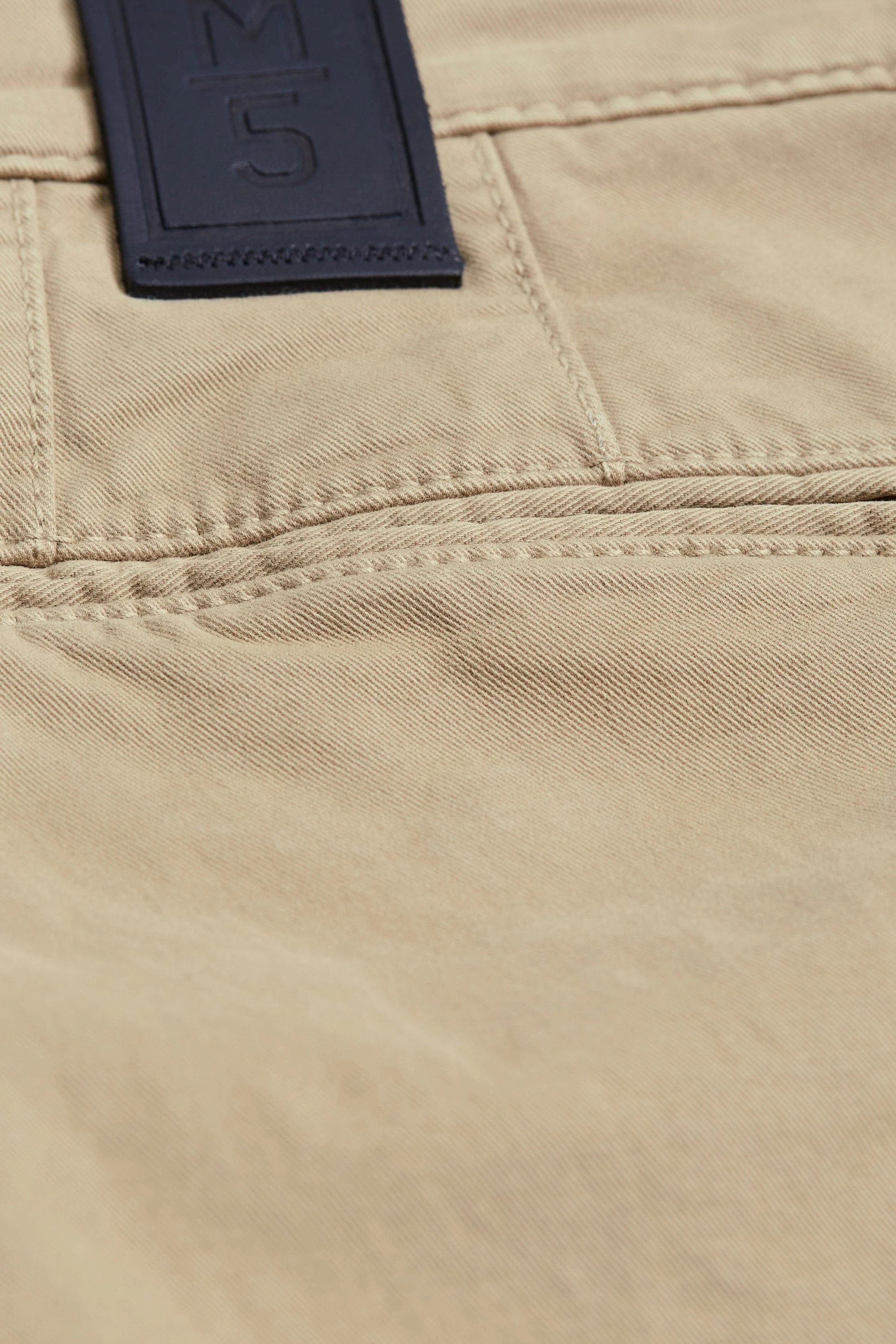 M5 Chino Casual Cotton Chinos - Stone - Image 5