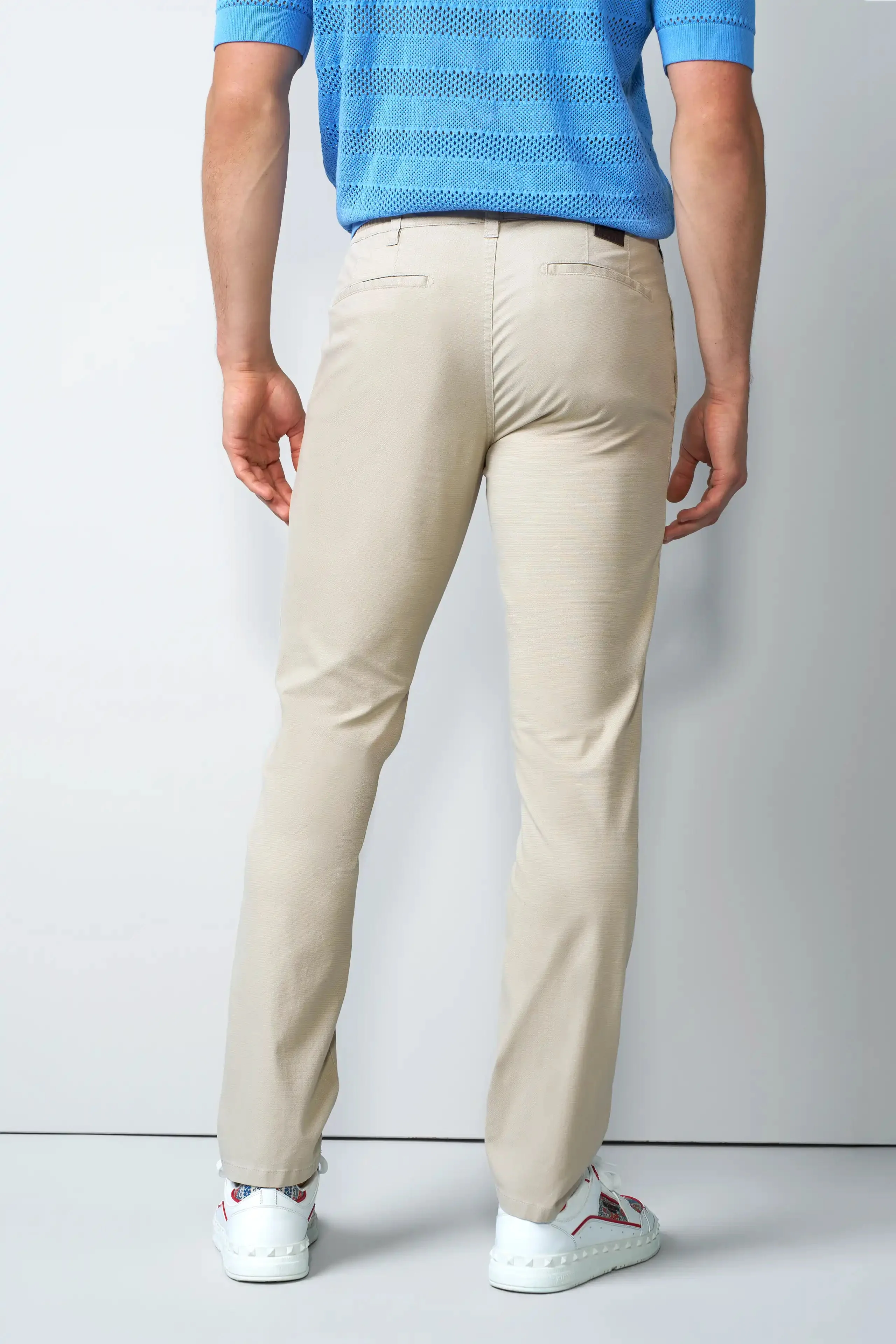 M5 Move Stretch Casual Chinos - Beige - Image 2