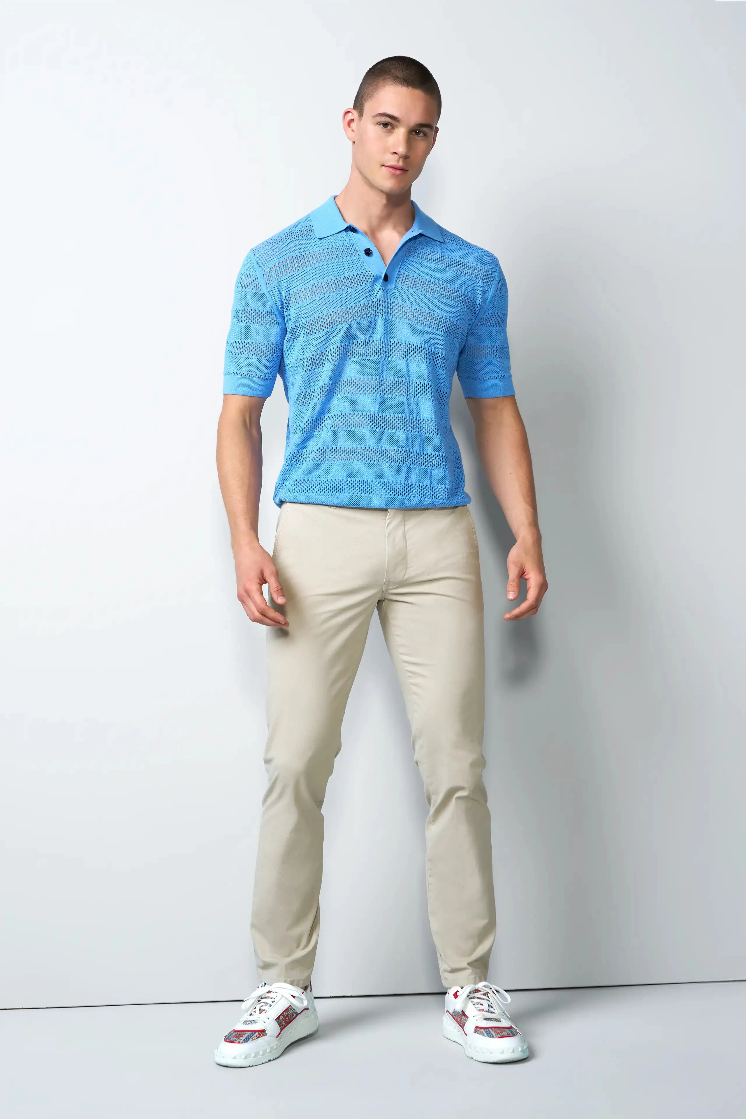 M5 Move Stretch Casual Chinos - Beige - Image 6