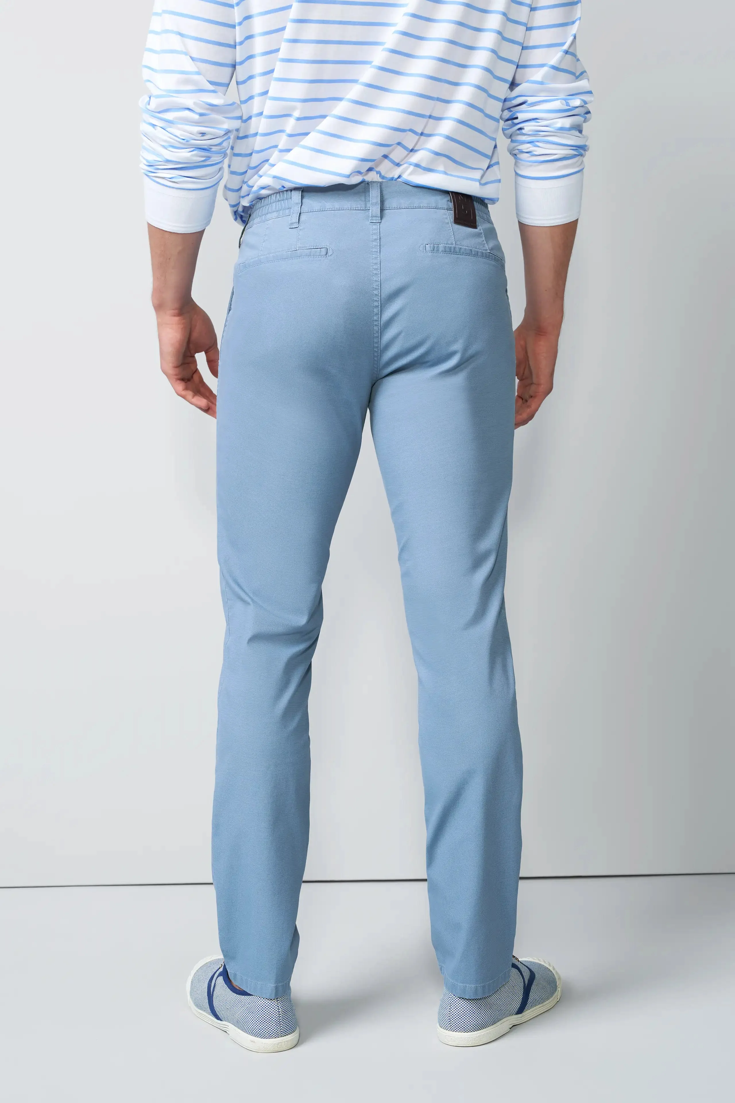 M5 Move Stretch Casual Chinos - Blue - Image 2