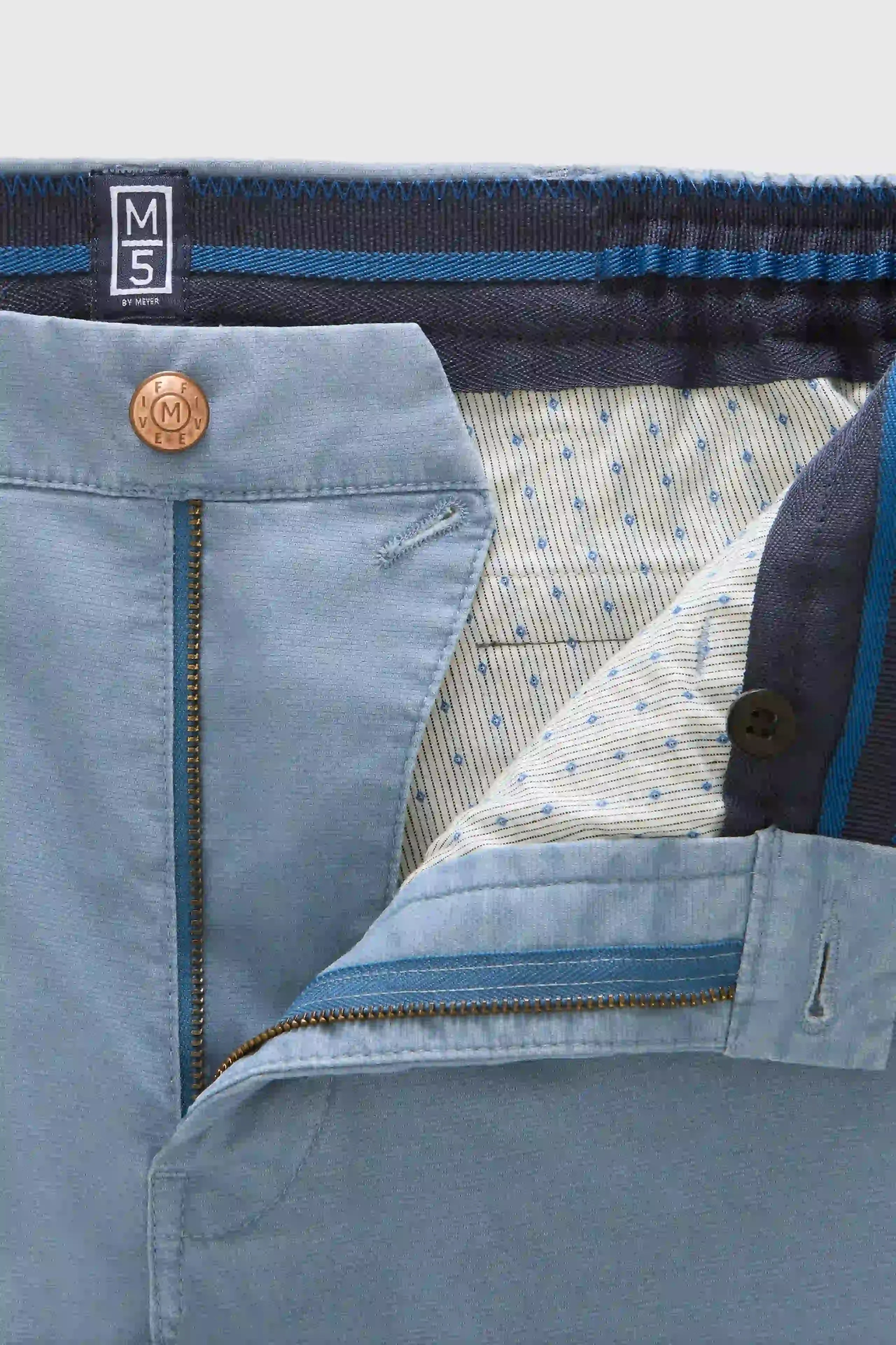 M5 Move Stretch Casual Chinos - Blue - Image 4