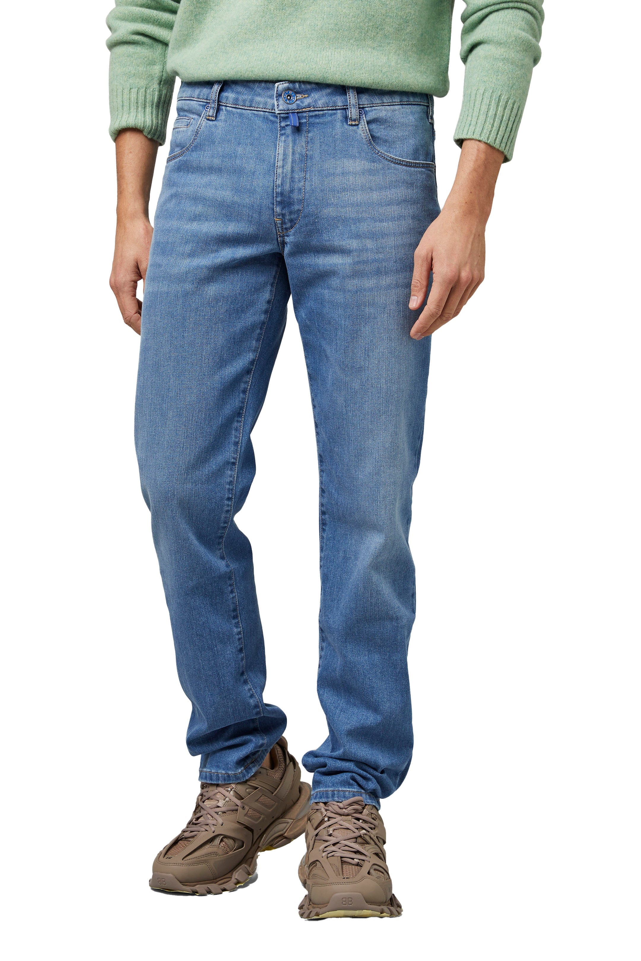 M5 Regular Stretch Denim Jeans - Light Blue