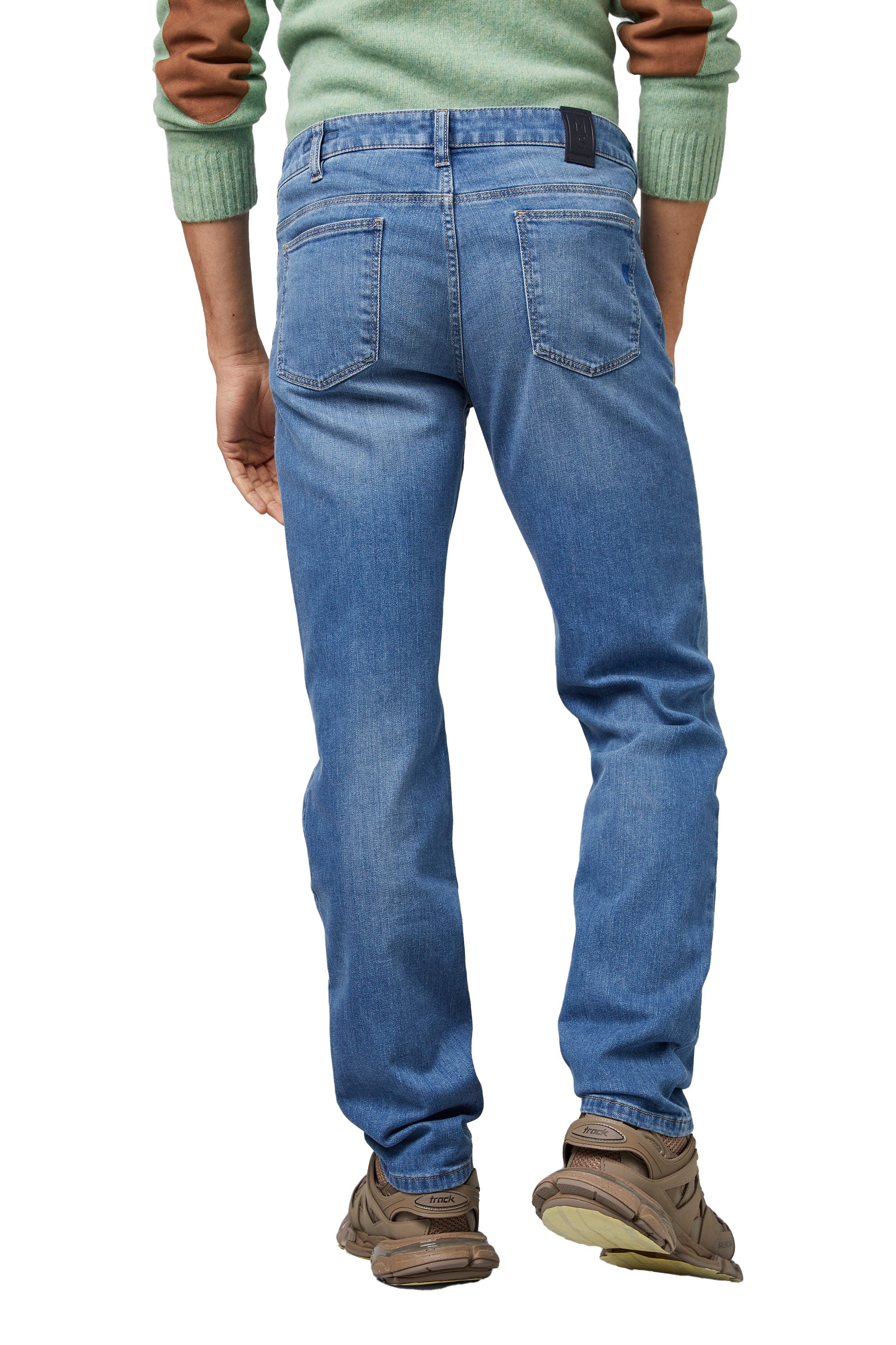 M5 Regular Stretch Denim Jeans - Light Blue - Image 2