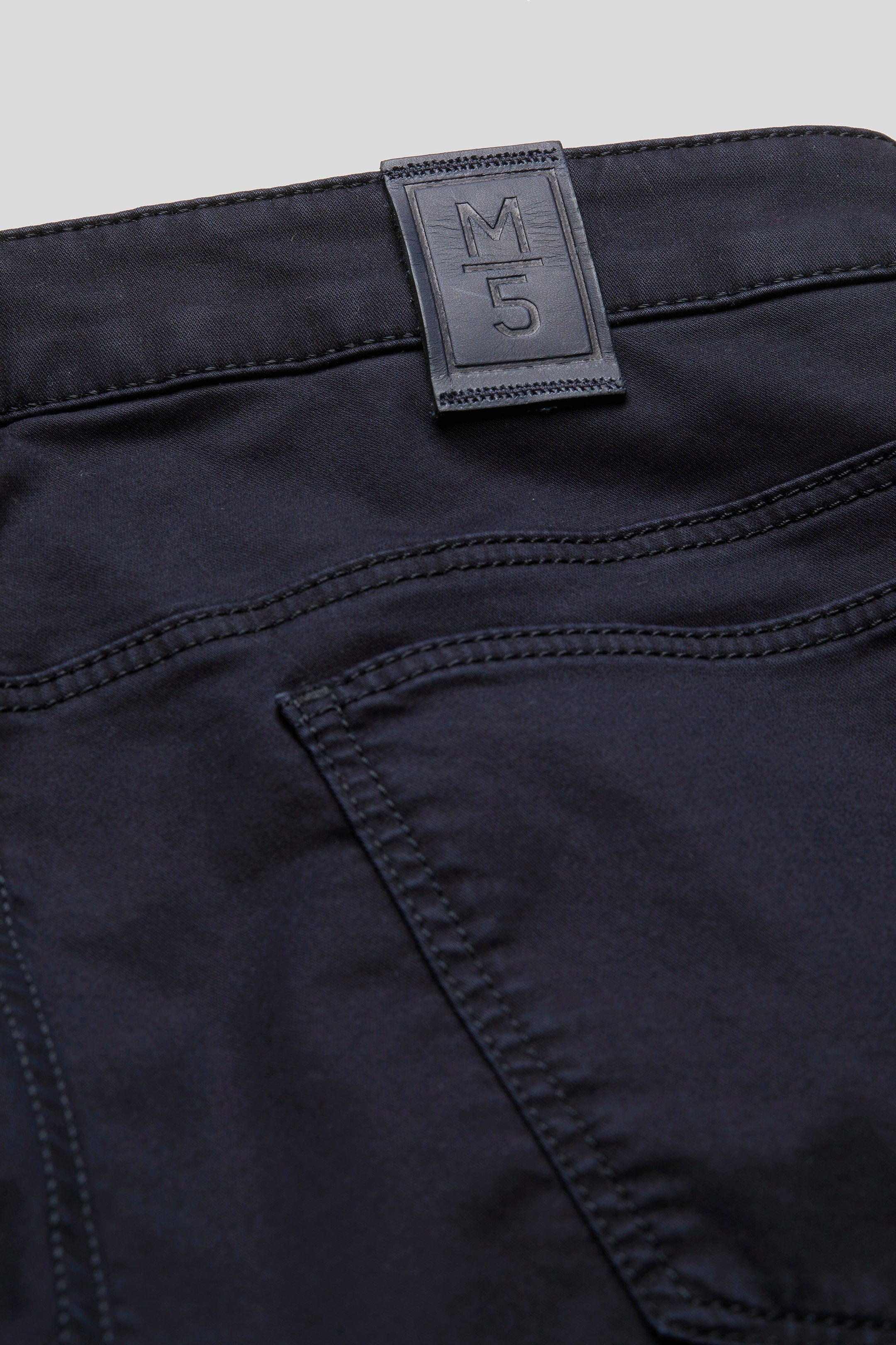 M5 Slim Cotton Tencel Super Stretch Chinos - Navy - Image 4