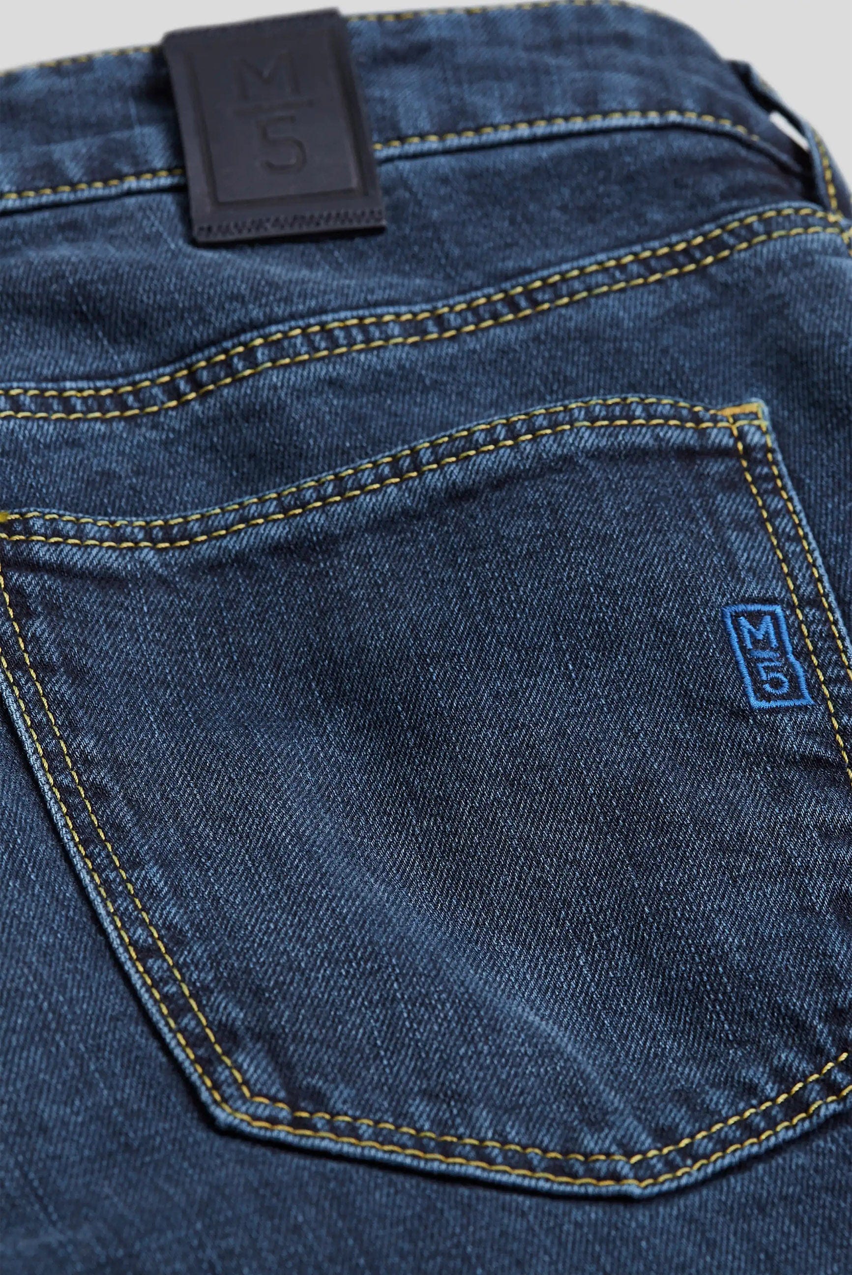 M5 Slim Stretch Denim Jeans - Overdyed Blue-Used - Image 4