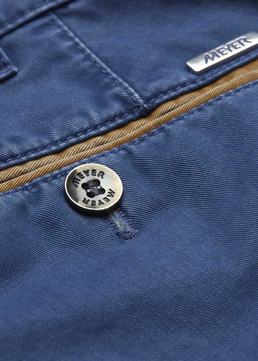 New York Cotton Stretch Chinos - Blue - Image 4