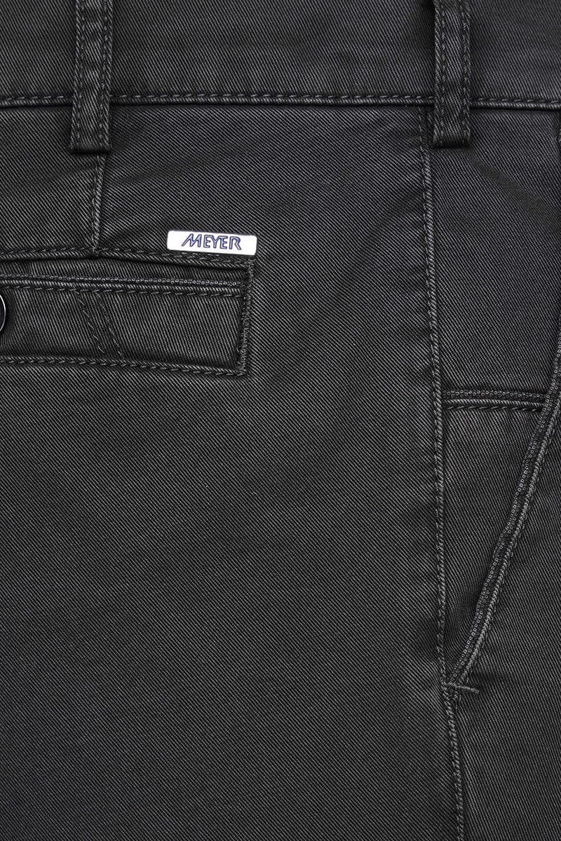 New York Cotton Stretch Chinos - Charcoal - Image 3