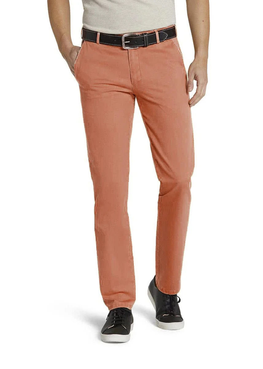 New York Cotton Stretch Chinos - Dusty Clay