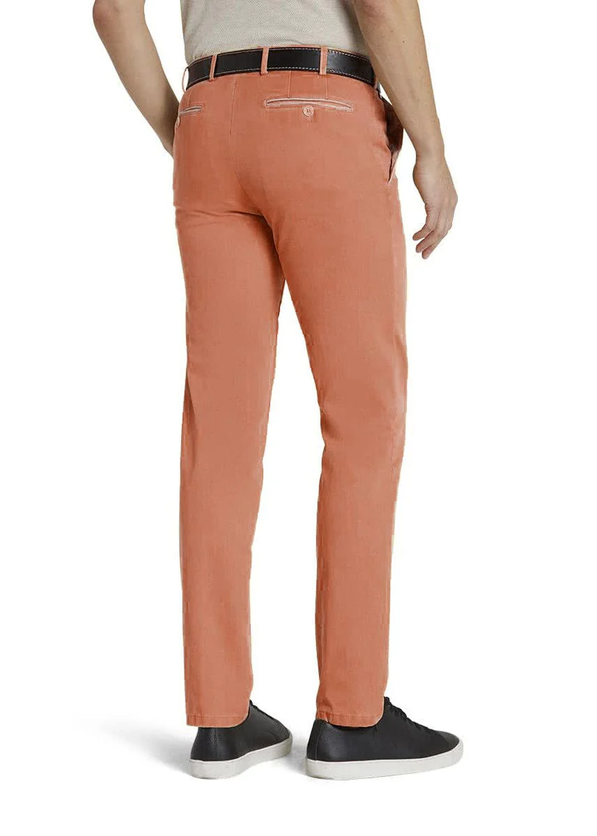 New York Cotton Stretch Chinos - Dusty Clay - Image 2