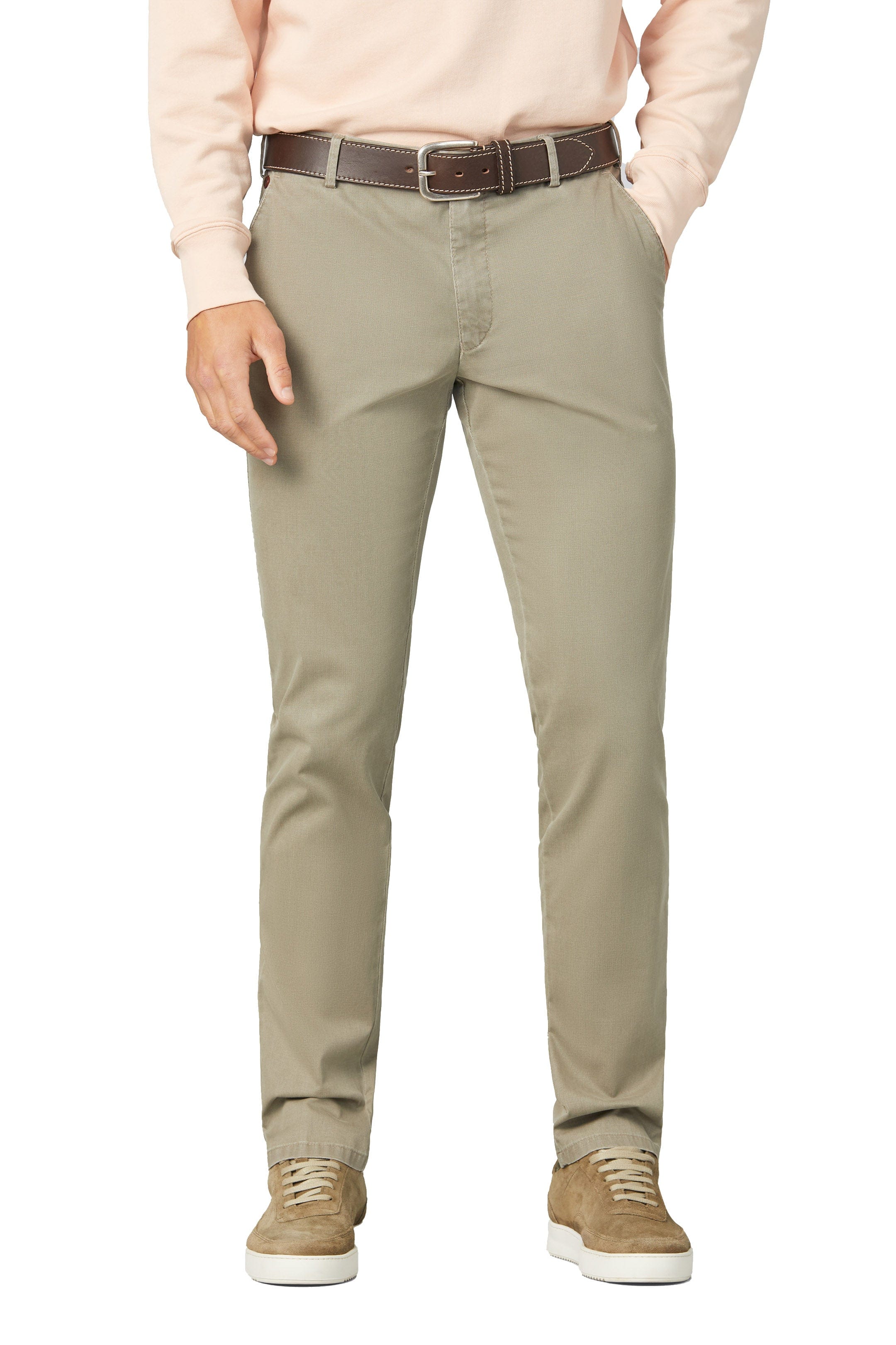 New York Cotton Twill Chinos - Taupe