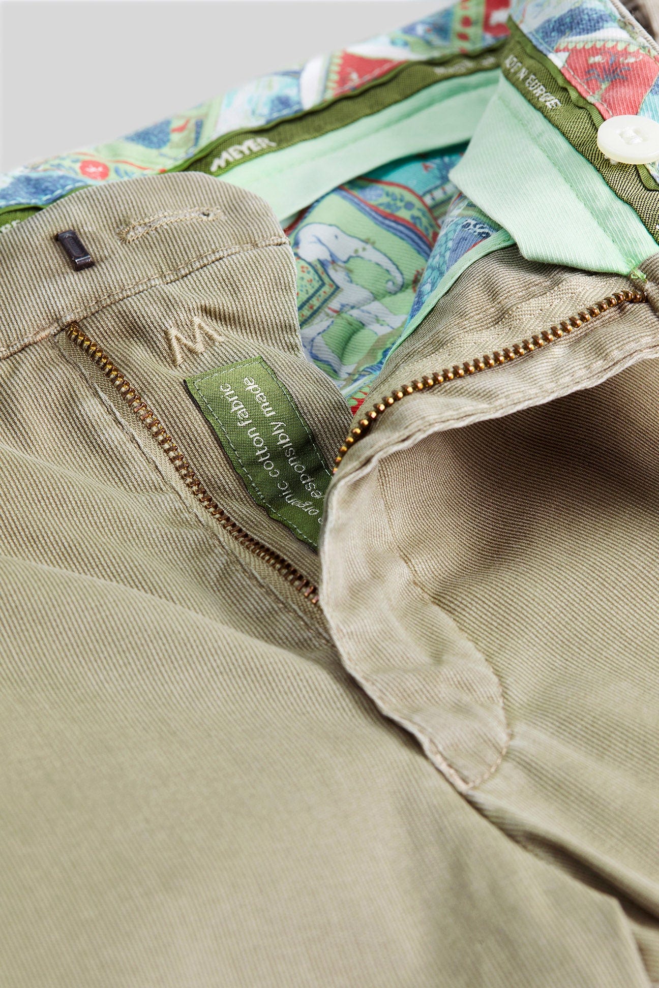 New York Cotton Twill Chinos - Taupe - Image 4