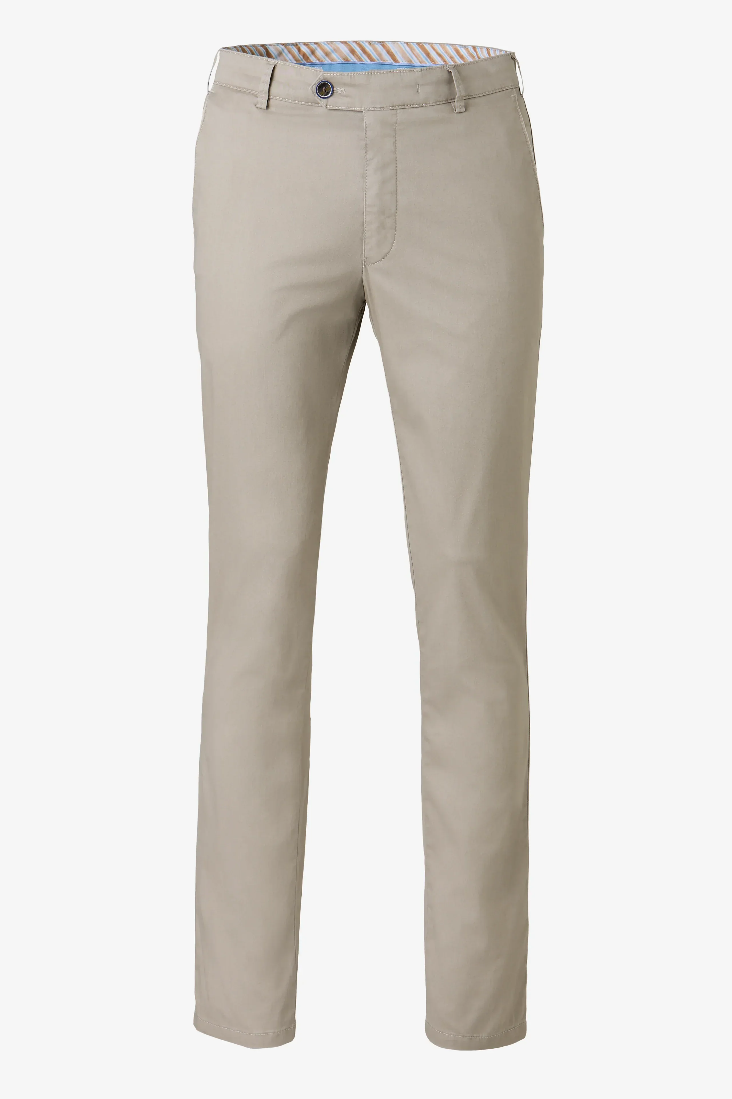 New York Stretch Light Delave Trousers - Light Taupe - Image 7