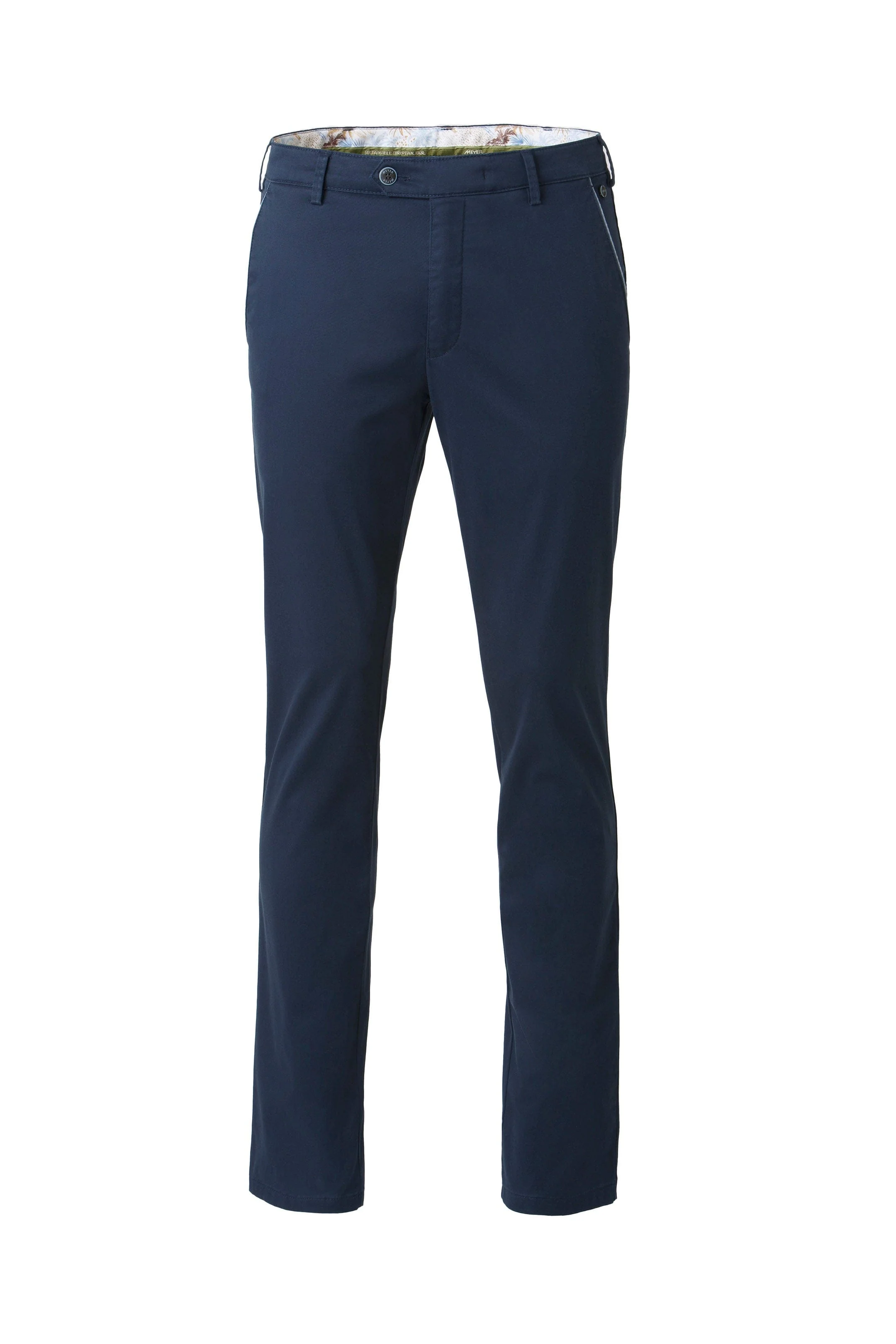 New York Stretch Summer Twill Chinos - Navy - Image 6