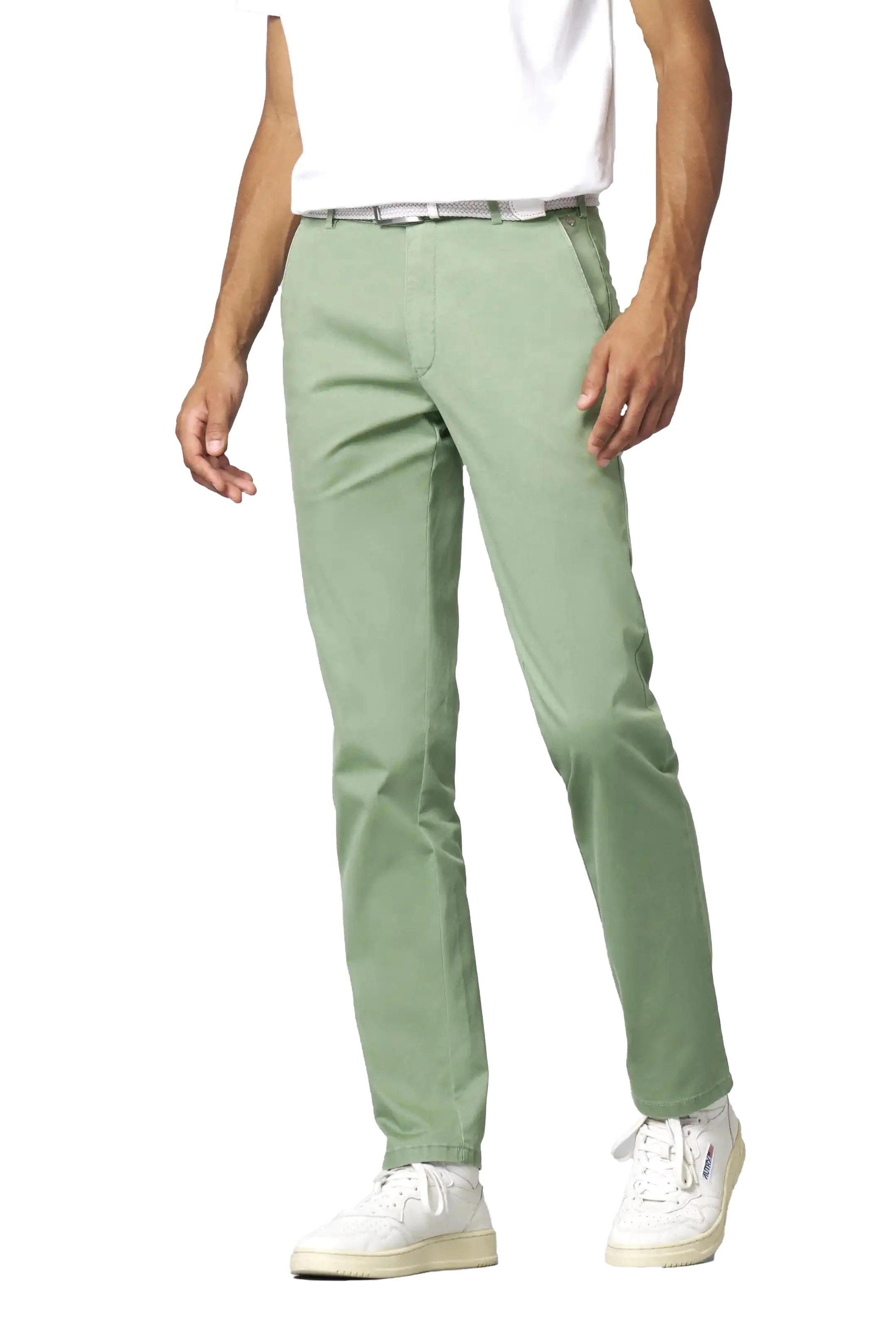 New York Stretch Summer Twill Chinos - Sage