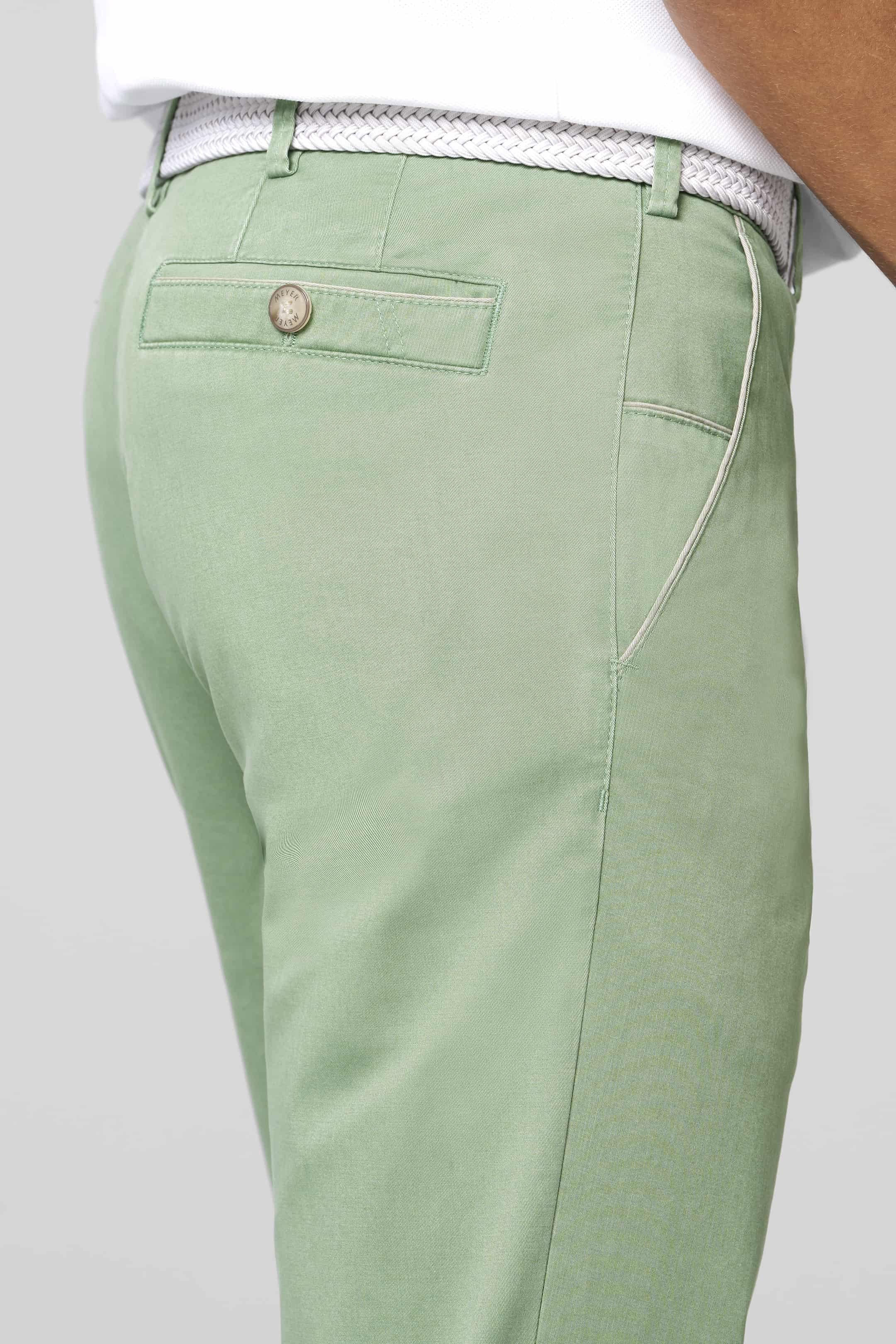 New York Stretch Summer Twill Chinos - Sage - Image 4