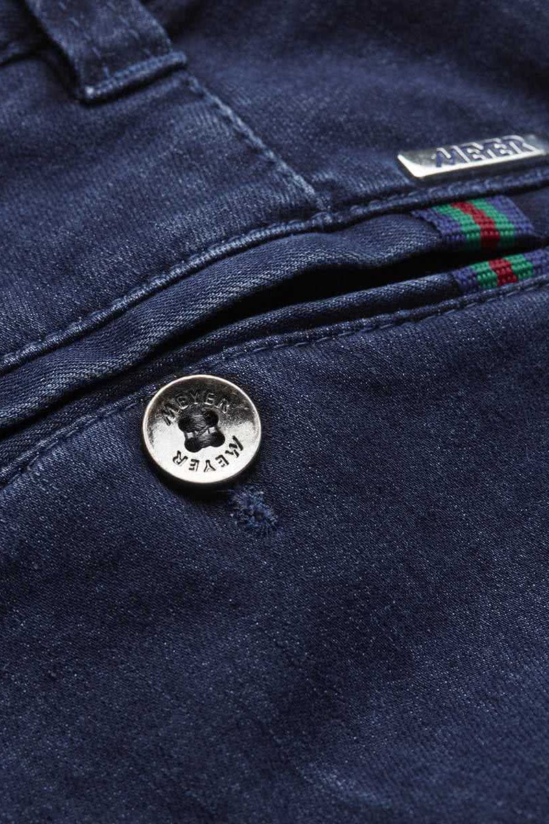 Oslo Coolmax Stretch Waist Denim Trousers - Dark Stone - Image 5
