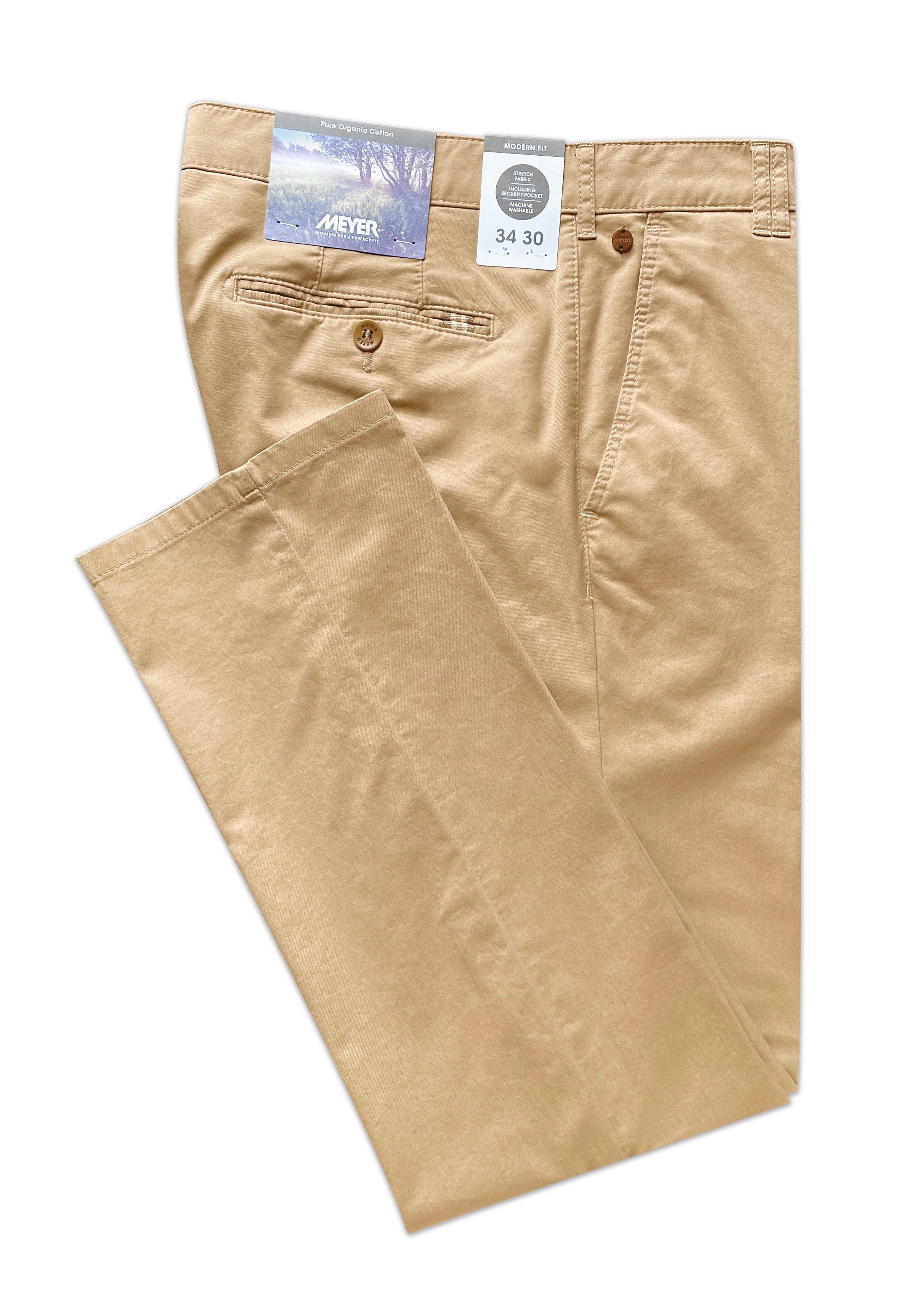 Rio Cotton Stretch Chinos - Camel