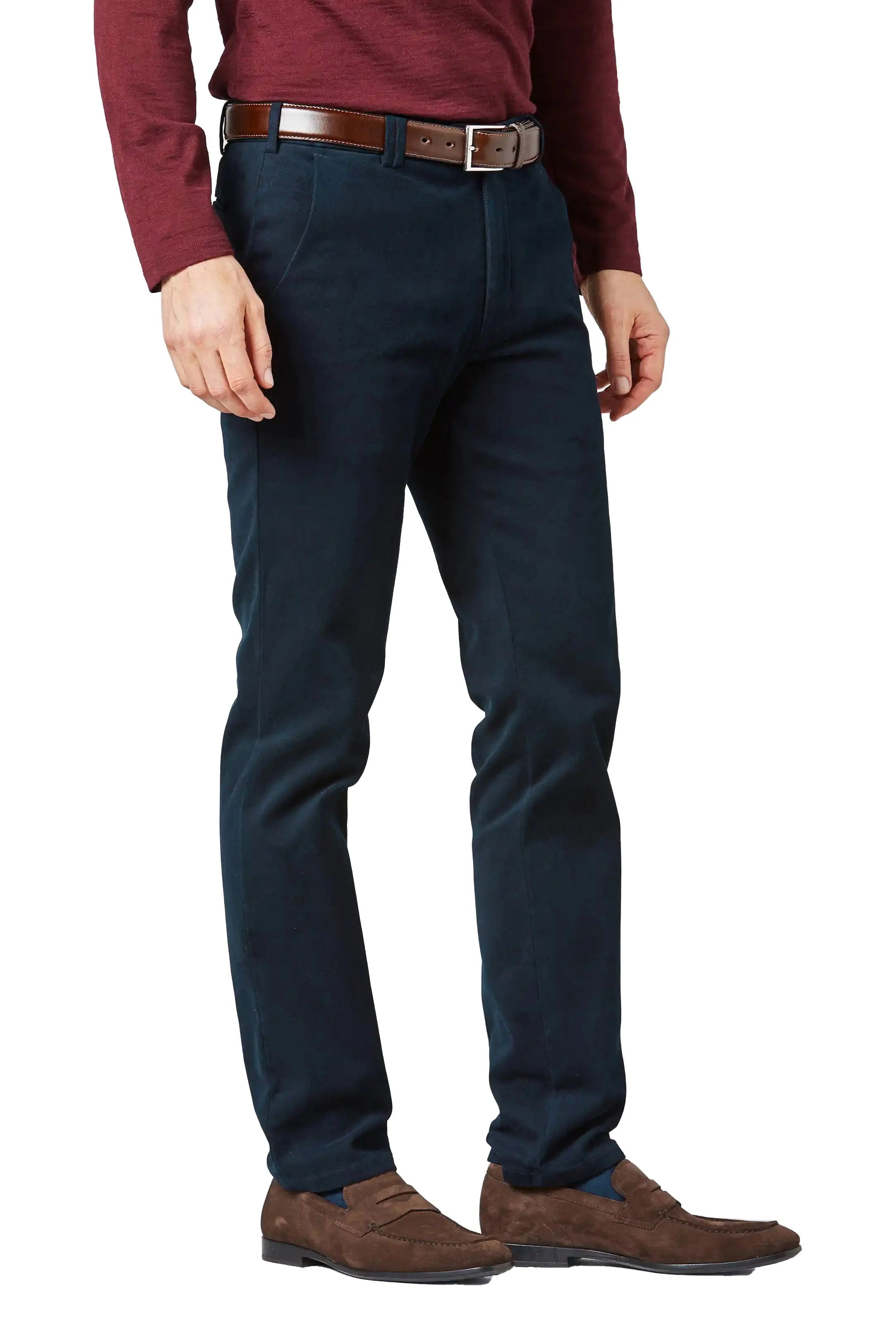 Rio Organic Cotton Stretch Chinos - Navy