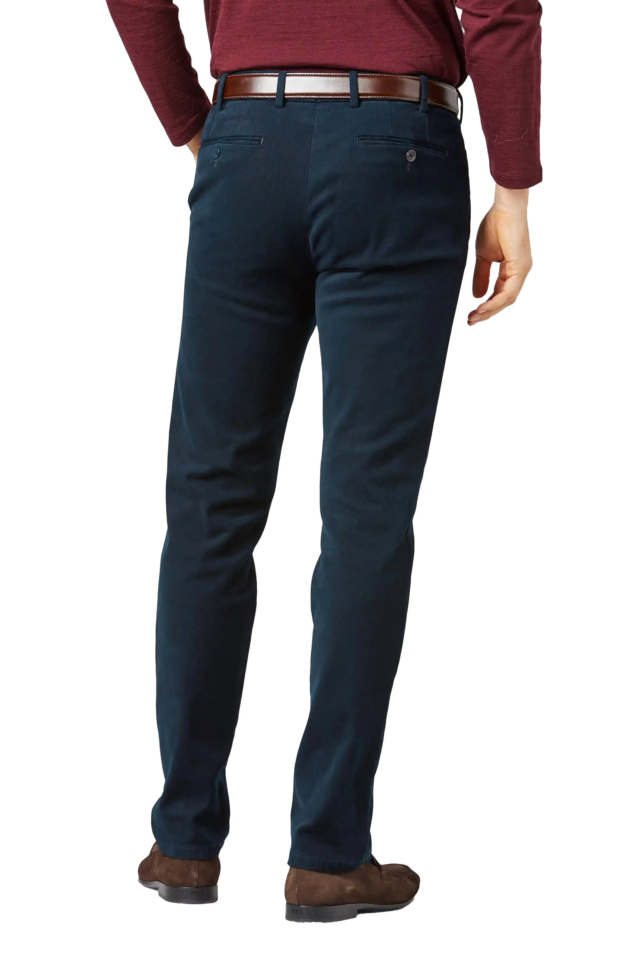 Rio Organic Cotton Stretch Chinos - Navy - Image 2