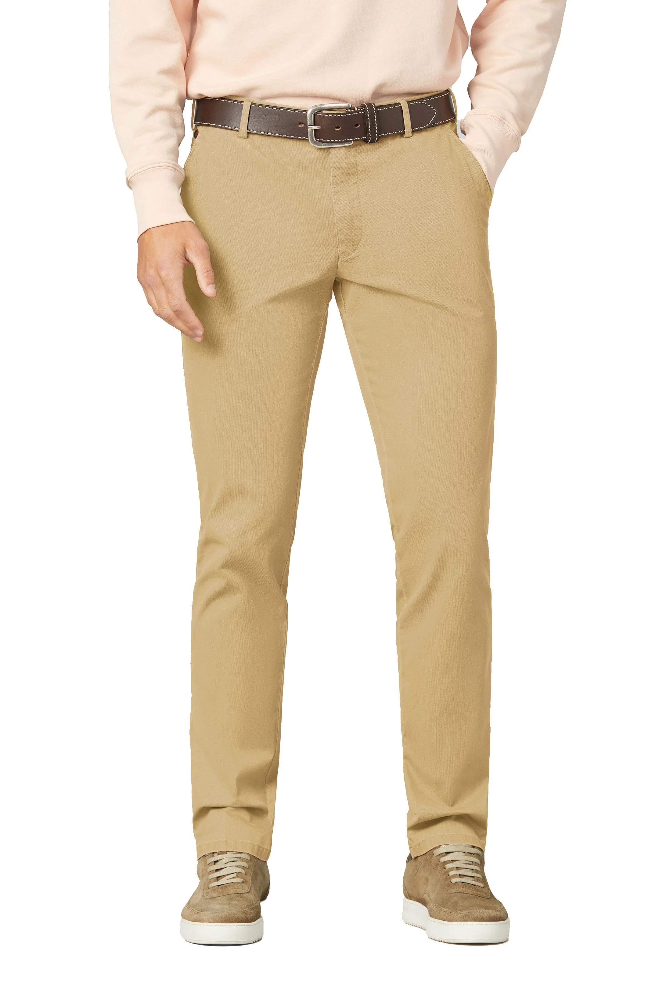 Rio Organic Cotton Stretch Chinos - Stone